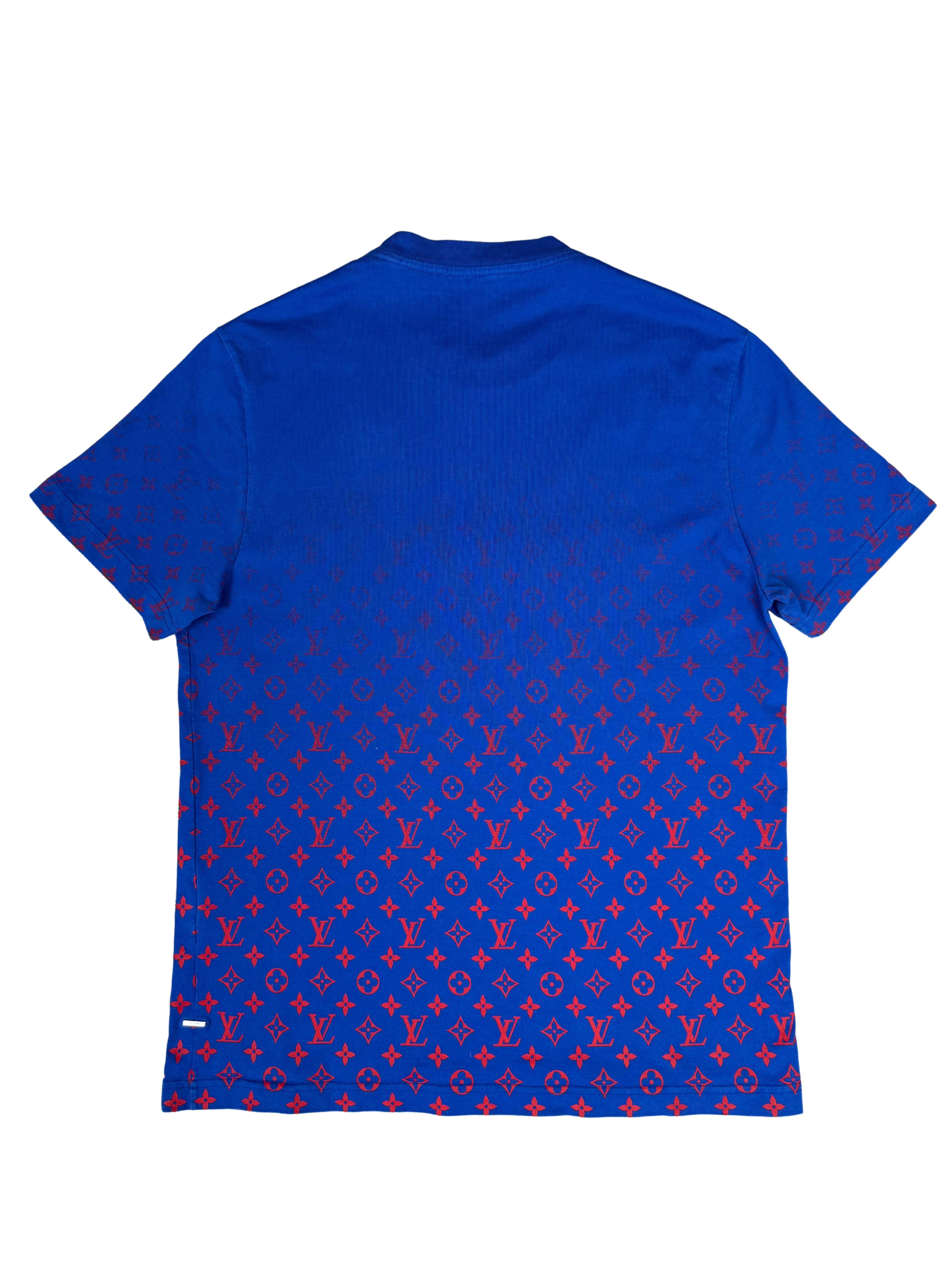 Louis Vuitton Monogram Gradient T-Shirt - Blue