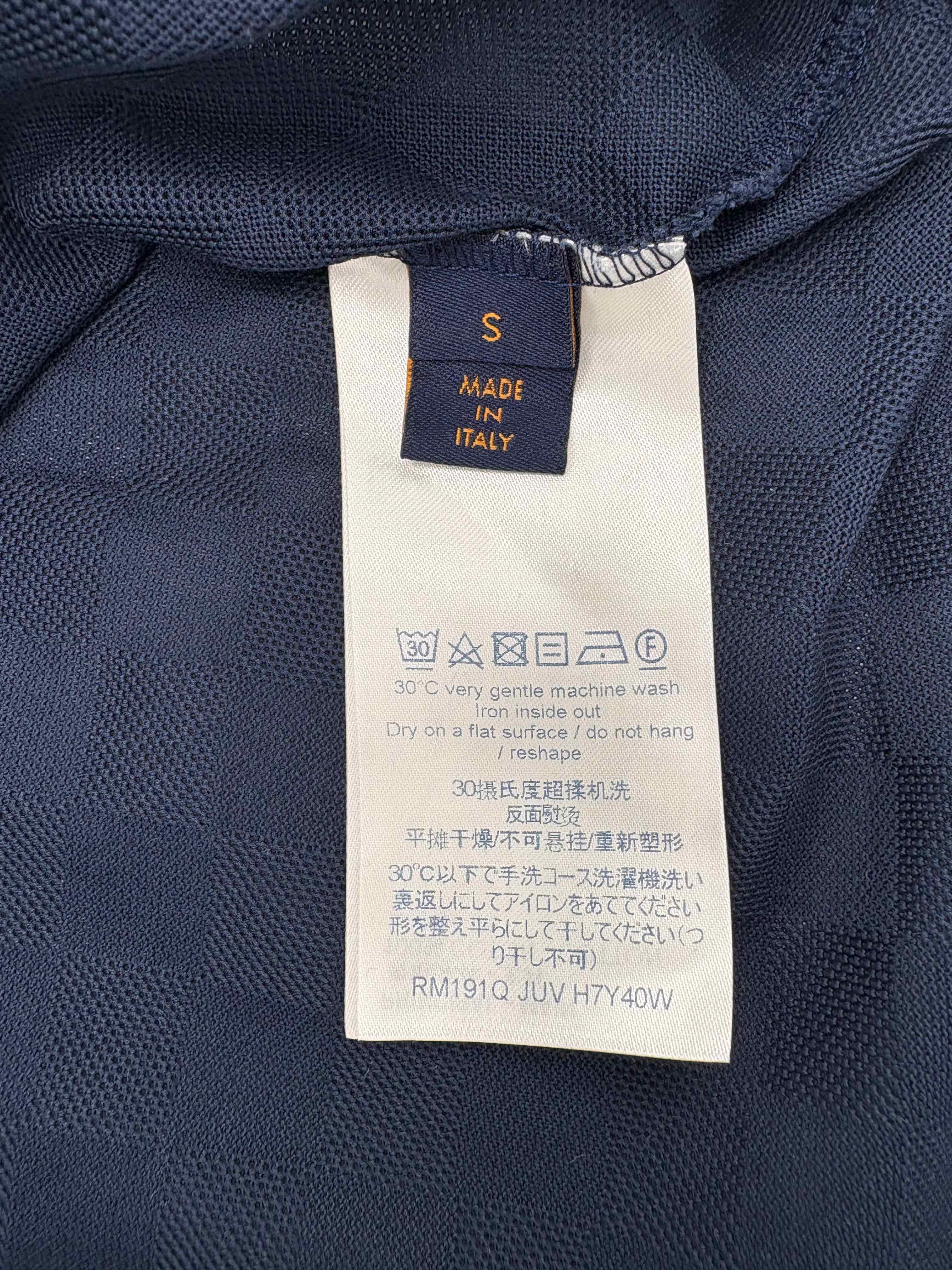 Louis Vuitton Damier Pique Polo - navy Louis Vuitton