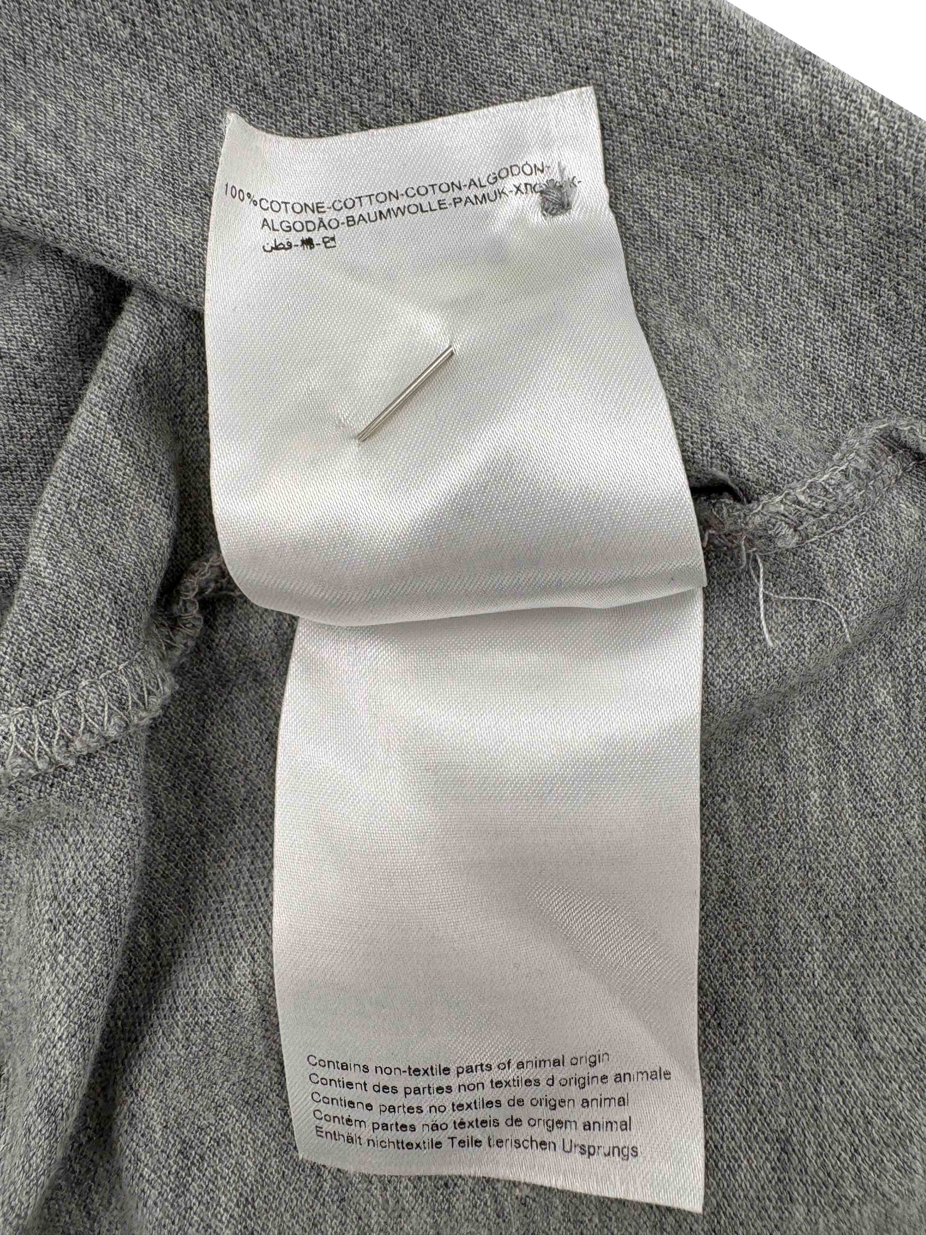 Moncler Maglia Logo Polo - Grey Moncler