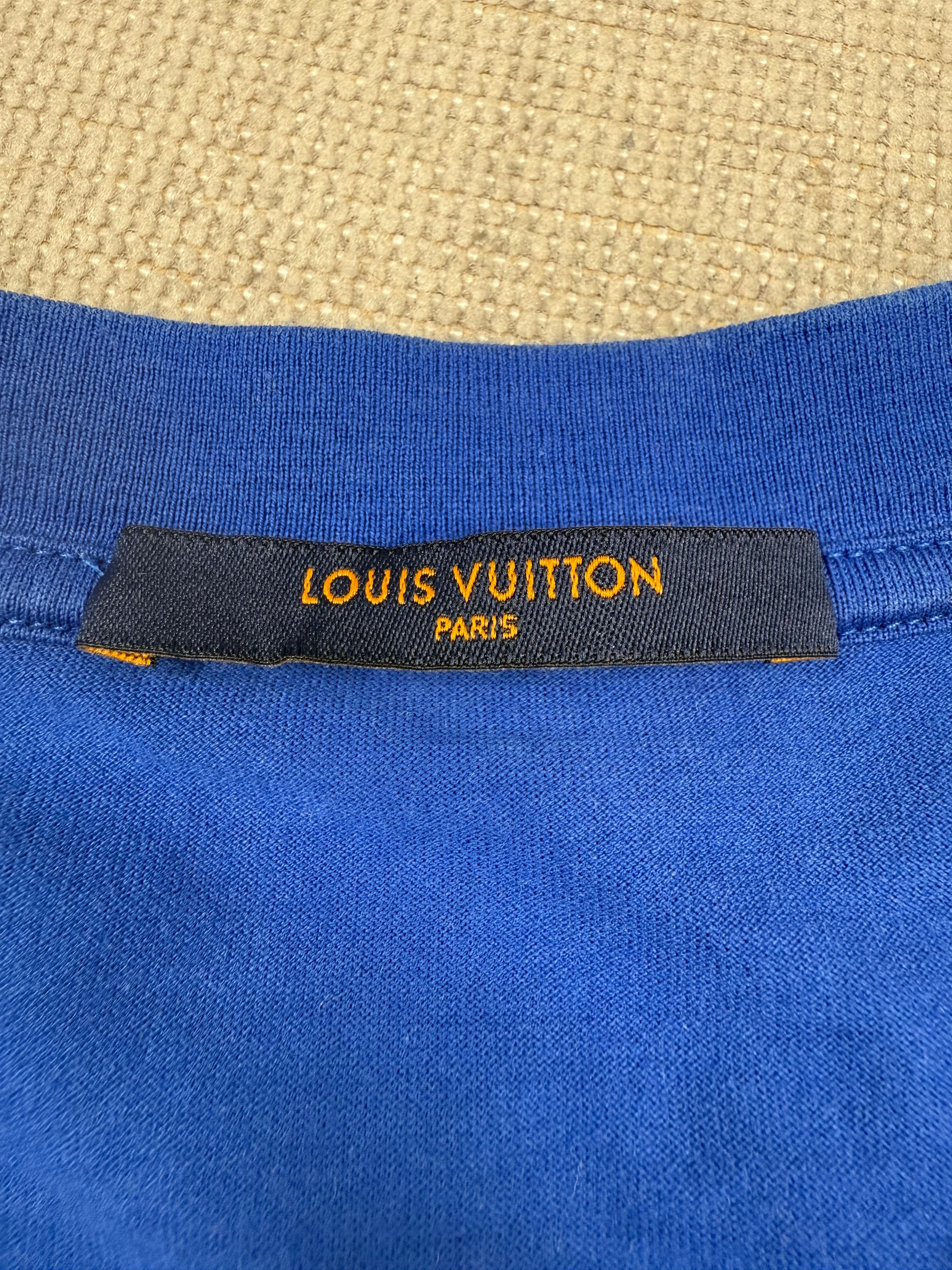Louis Vuitton Monogram Gradient T-Shirt - Blue Louis Vuitton