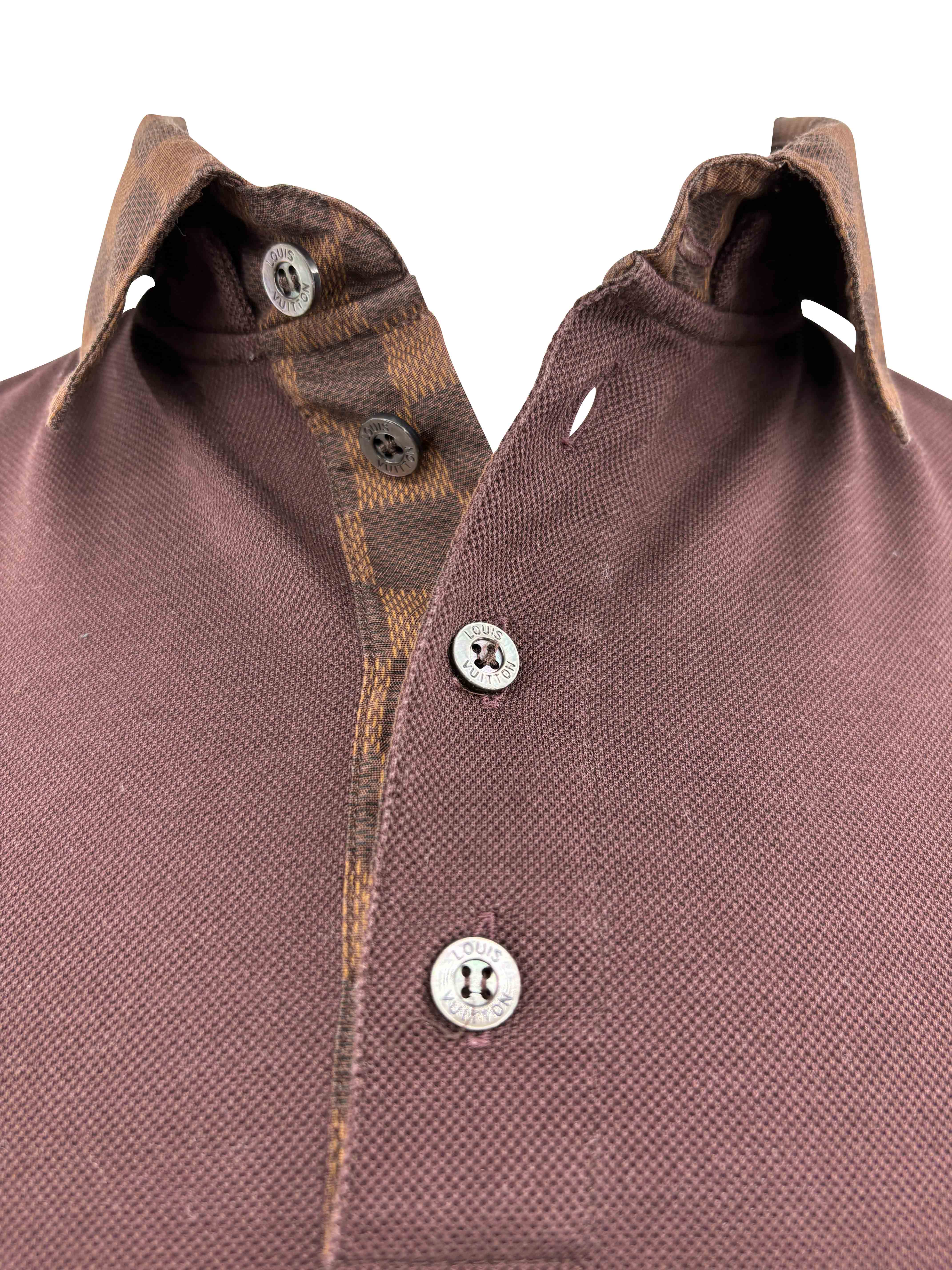 Louis Vuitton Damier Collar Polo - Ebene Louis Vuitton
