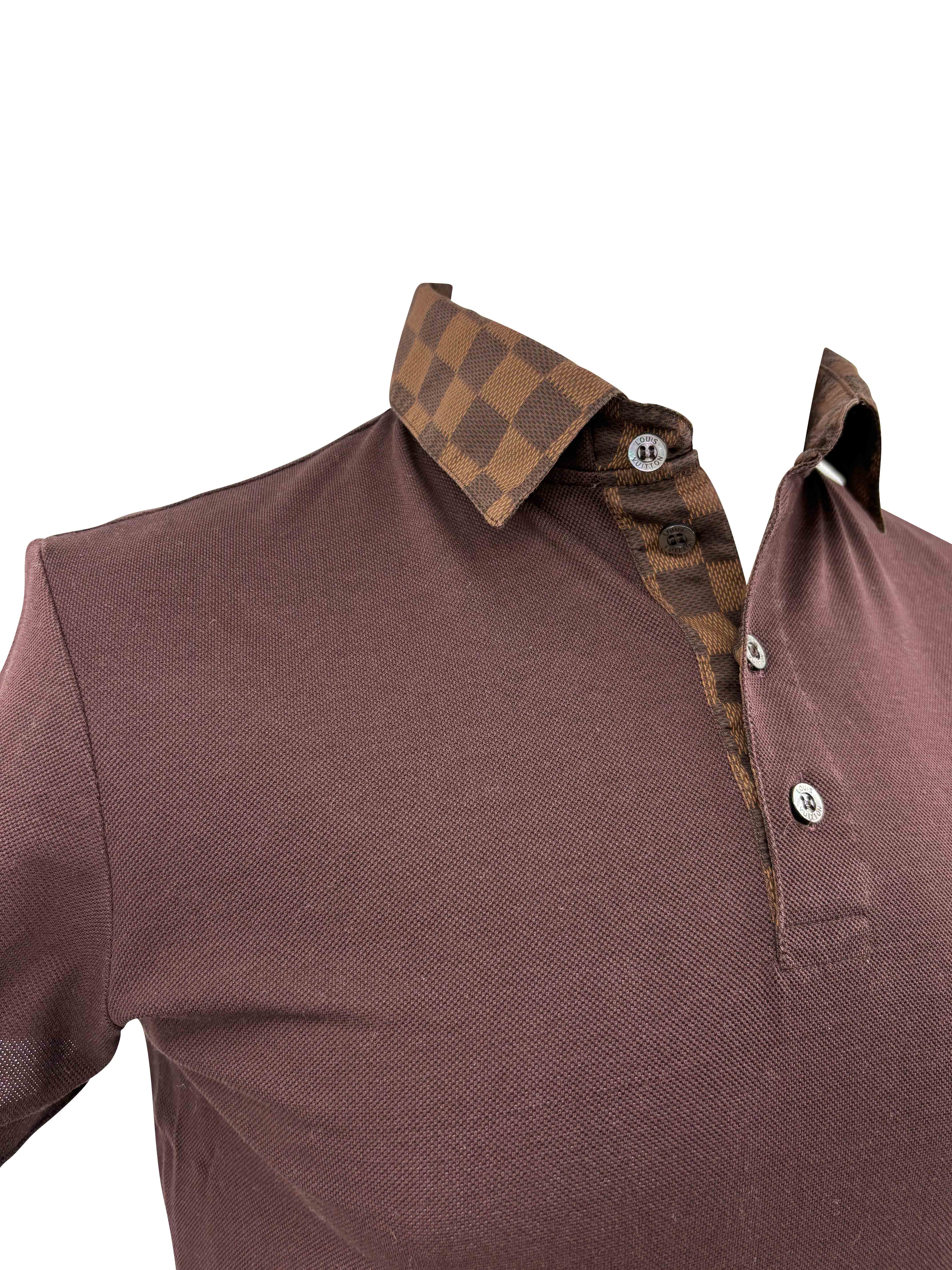Louis Vuitton Damier Collar Polo - Ebene Louis Vuitton