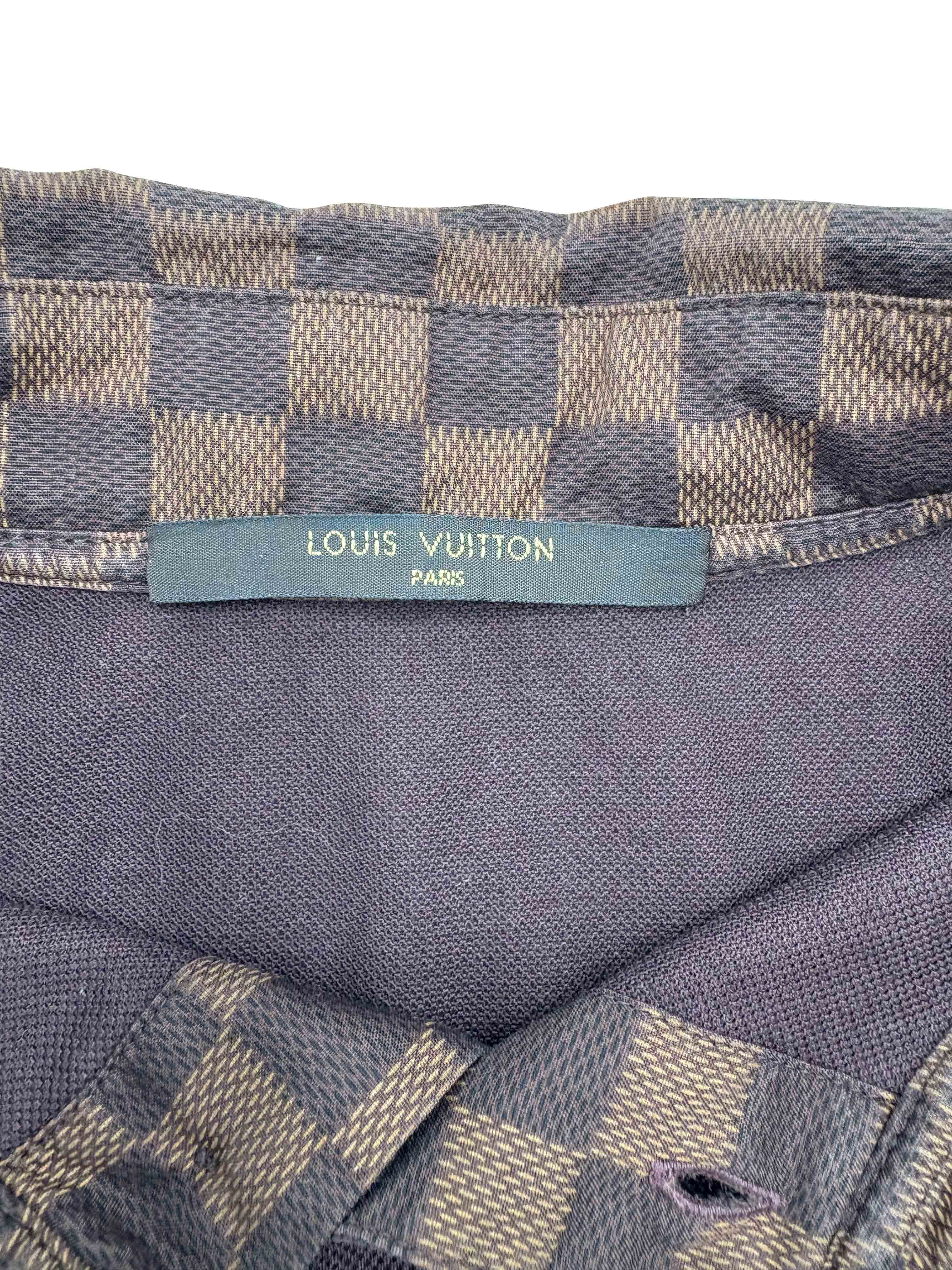 Louis Vuitton Damier Collar Polo - Ebene Louis Vuitton