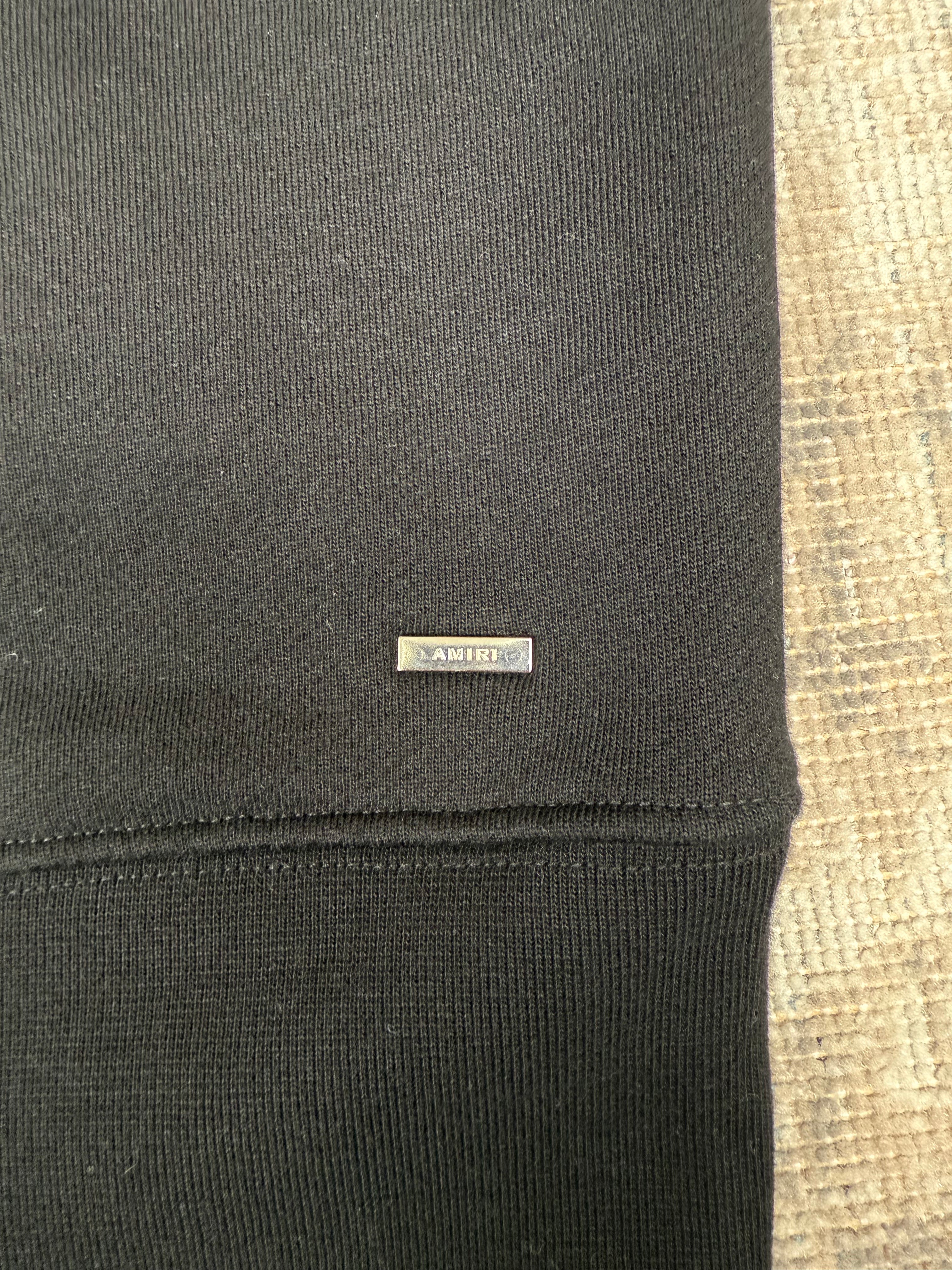 Amiri Logo Hoodie - Black (Unused) Amiri