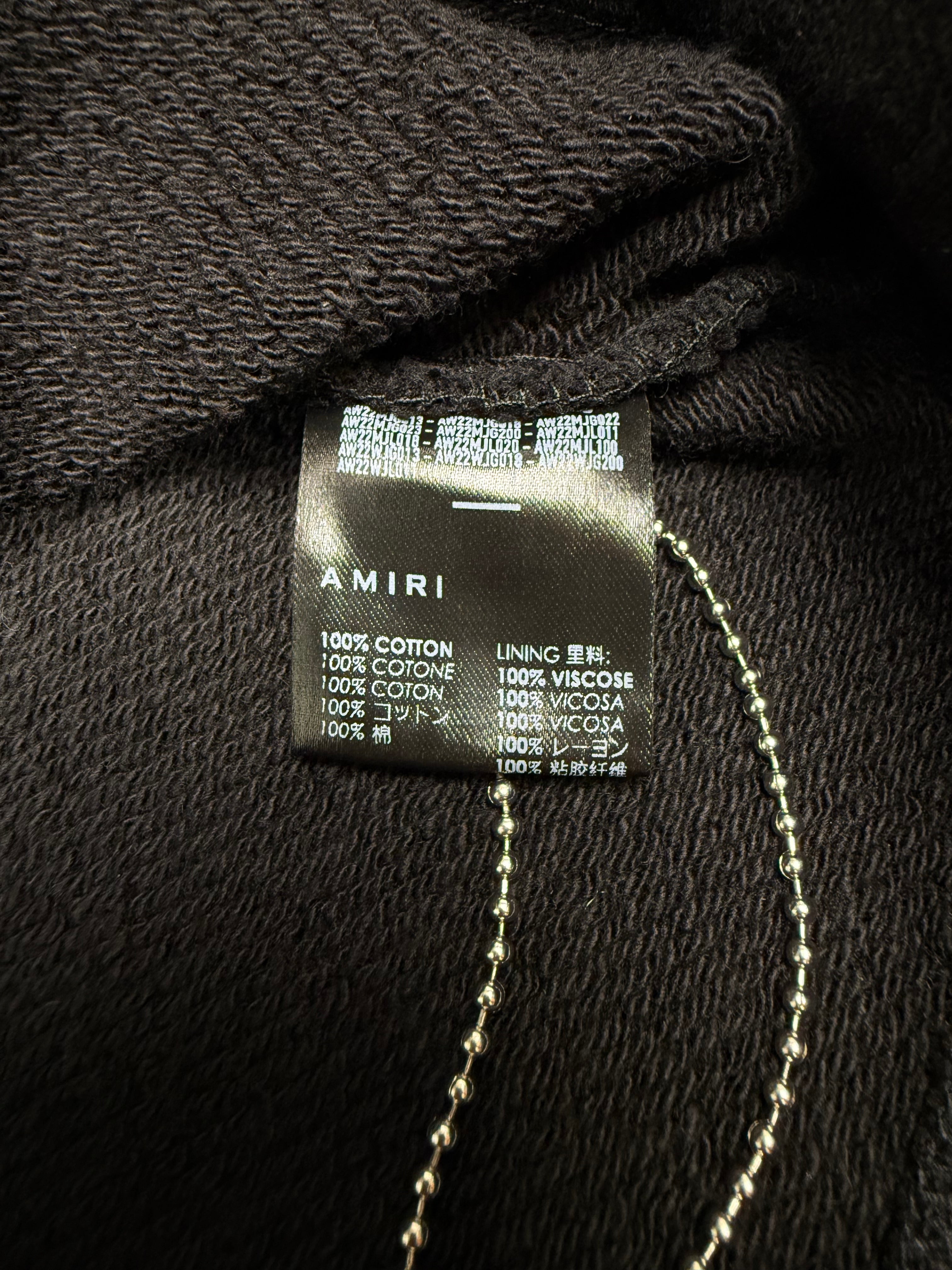 Amiri Logo Hoodie - Black (Unused) Amiri