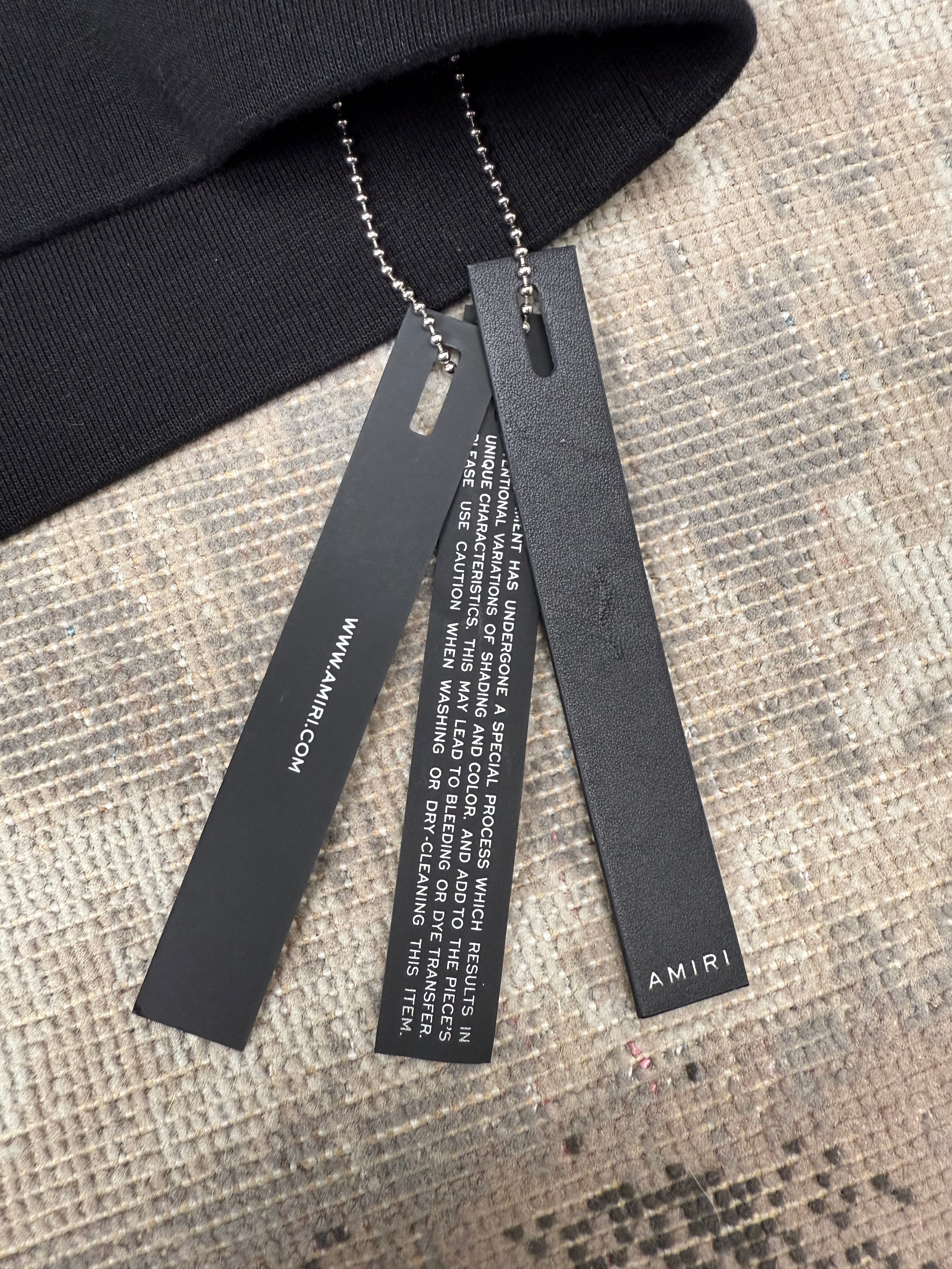 Amiri Logo Hoodie - Black (Unused) Amiri