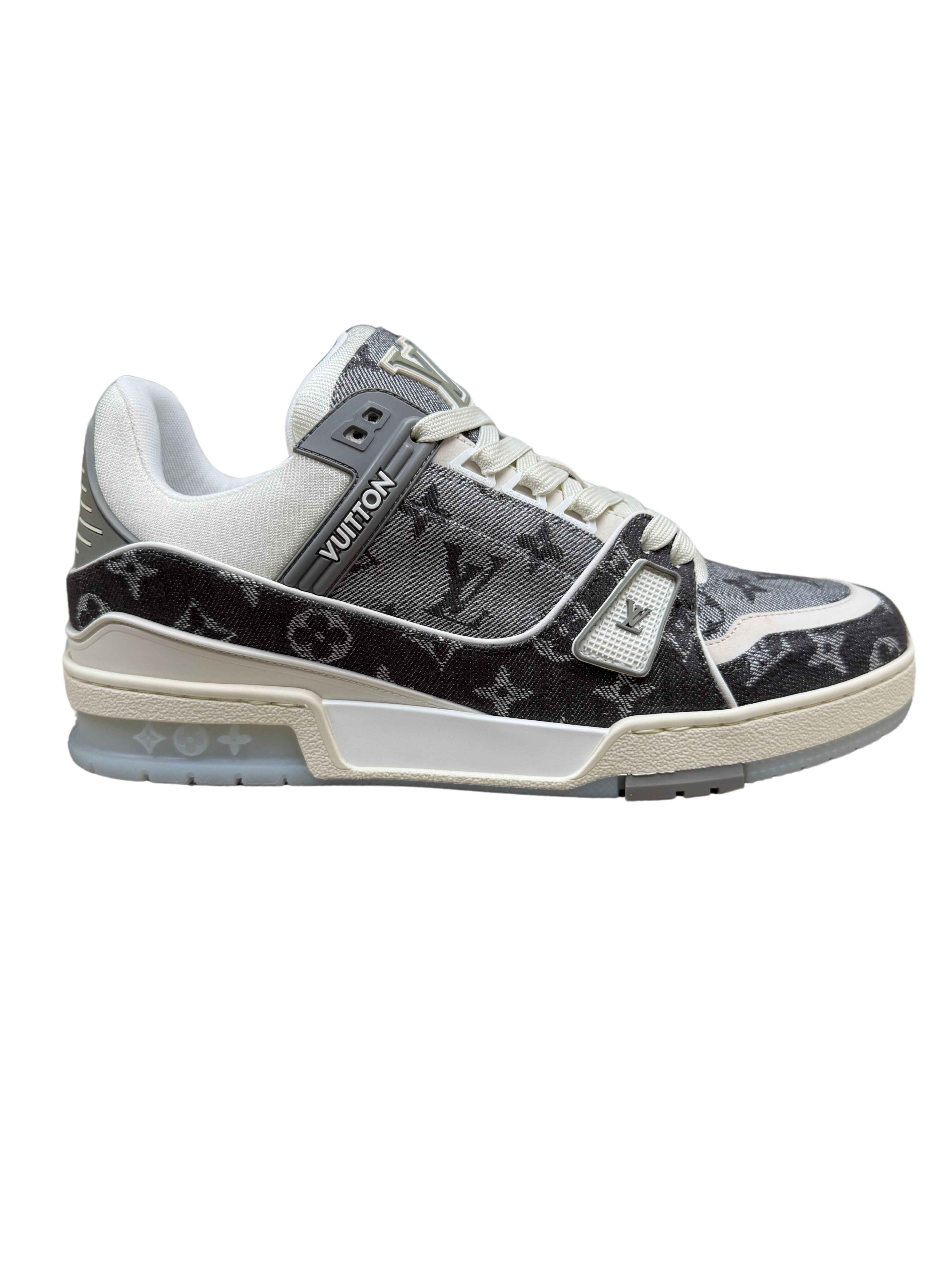 Louis Vuitton LV Trainer Denim - Grey (Unused)