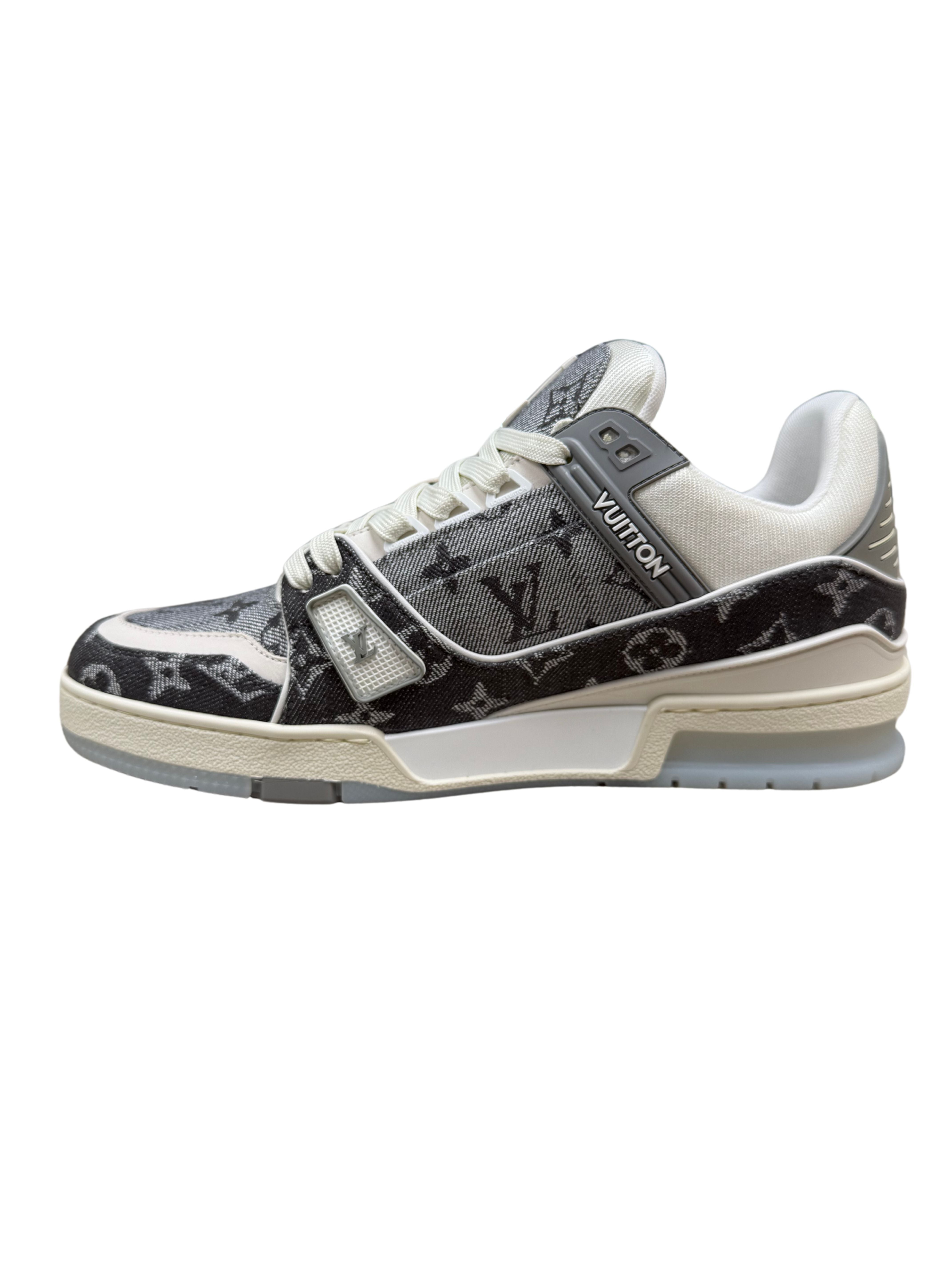 Louis Vuitton LV Trainer Denim - Grey (Unused)