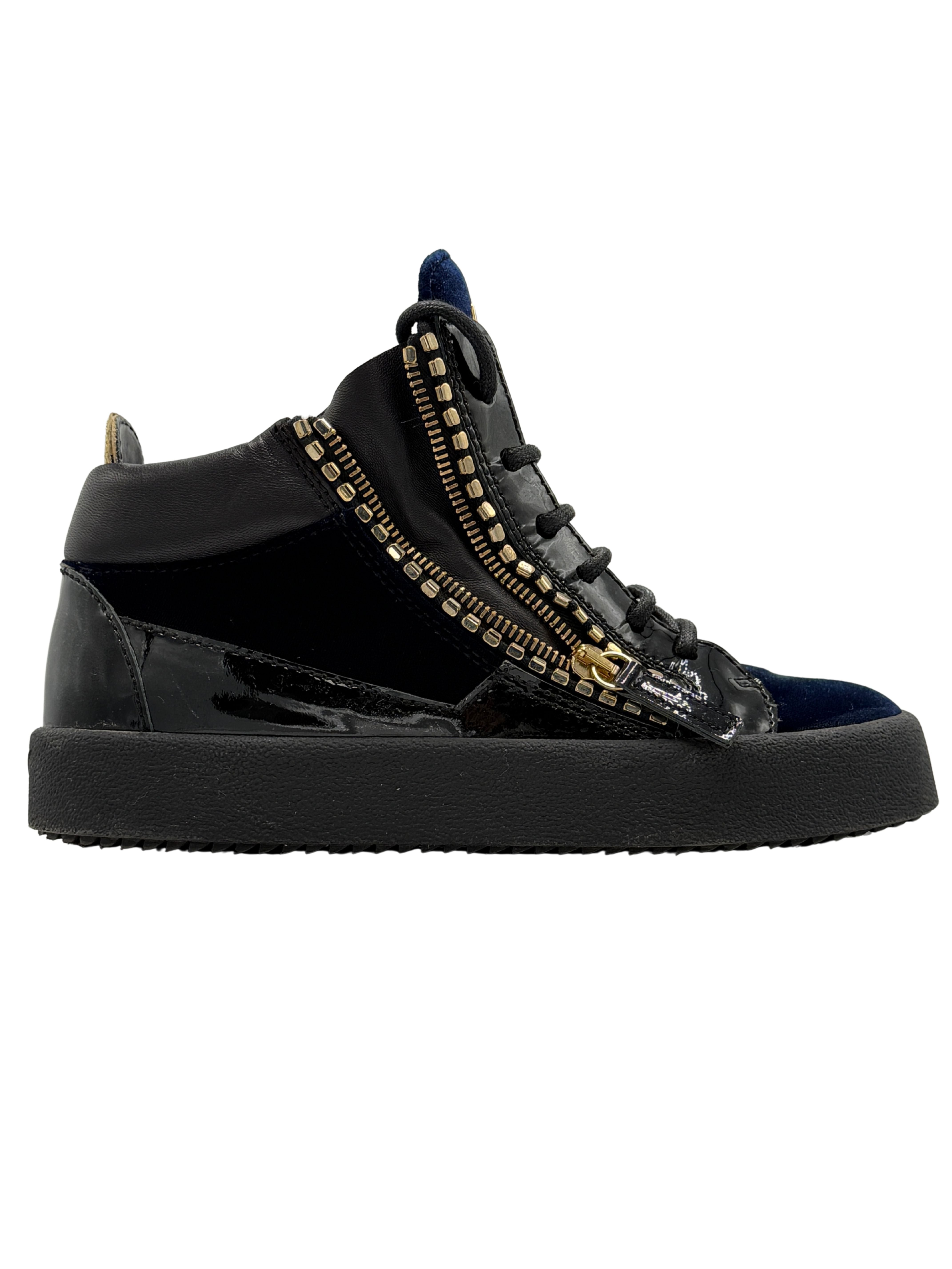 Guiseppe Zanotti Kriss High Top Trainer - Black