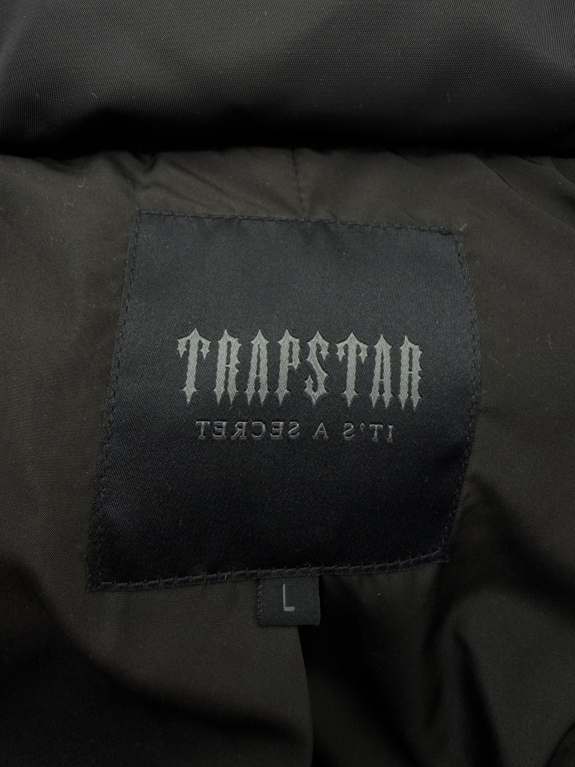 Trapstar Irongate Arch Down Jacket - Black Trapstar