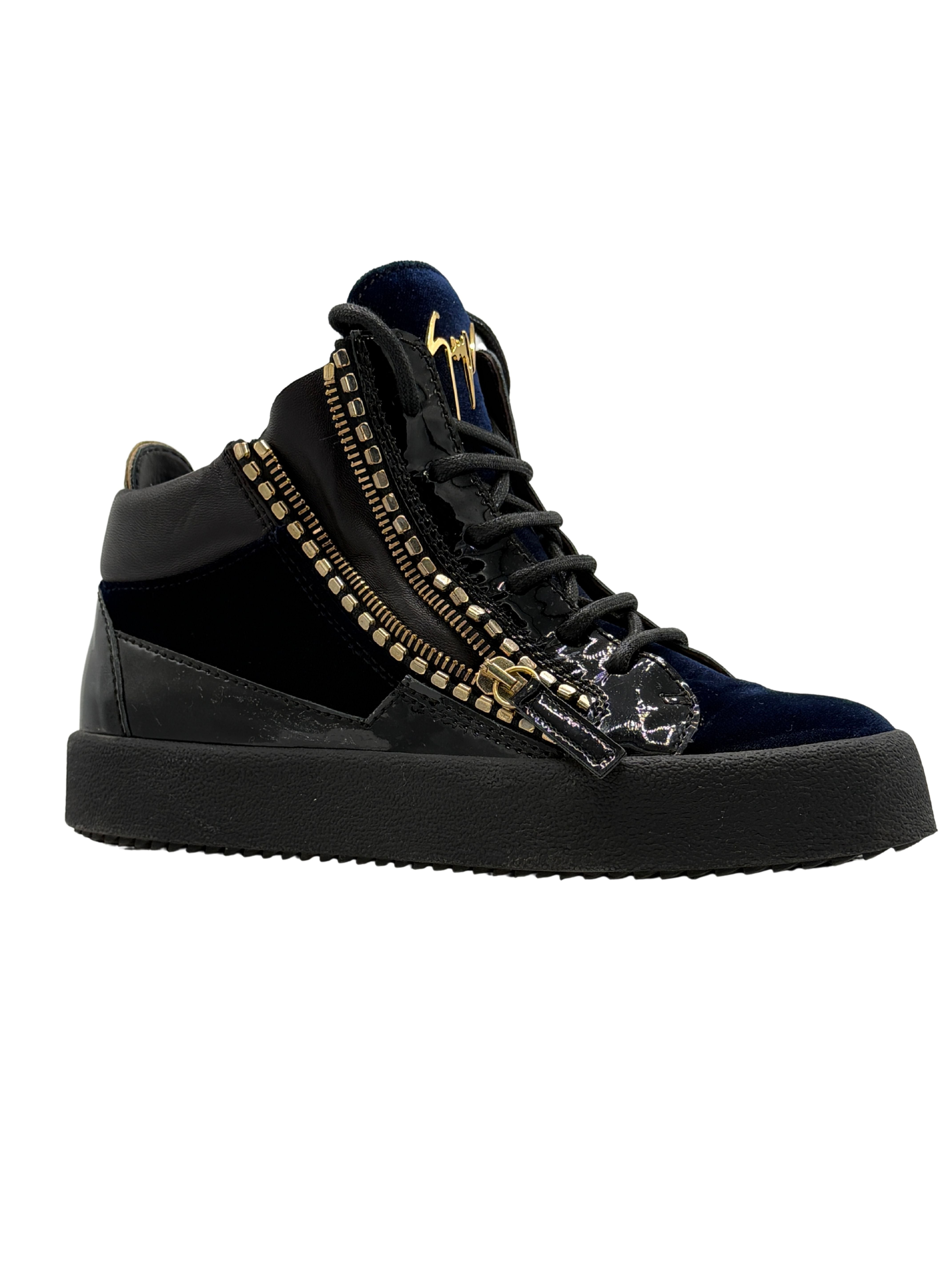 Guiseppe Zanotti Kriss High Top Trainer - Black