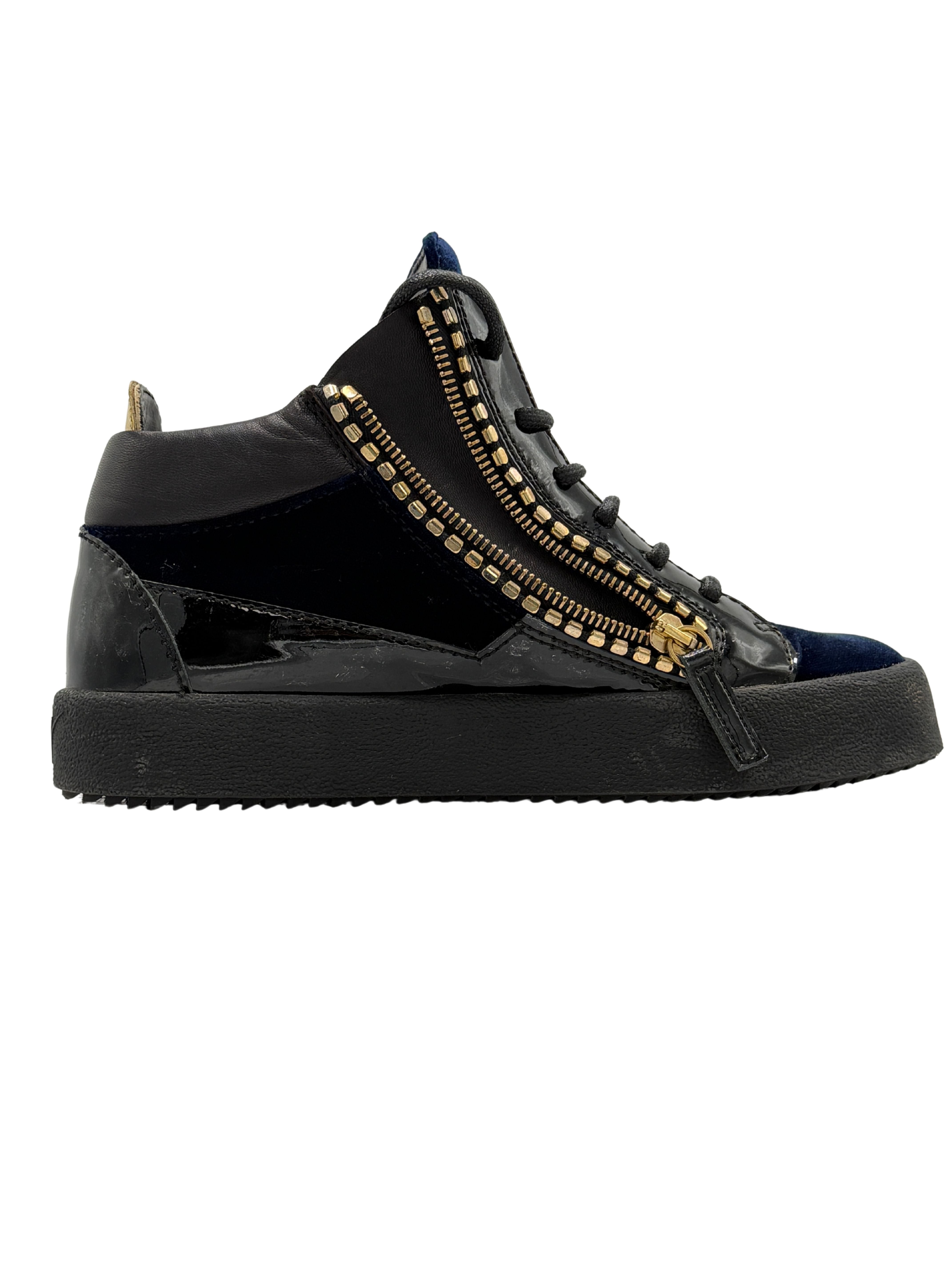 Guiseppe Zanotti Kriss High Top Trainer - Black