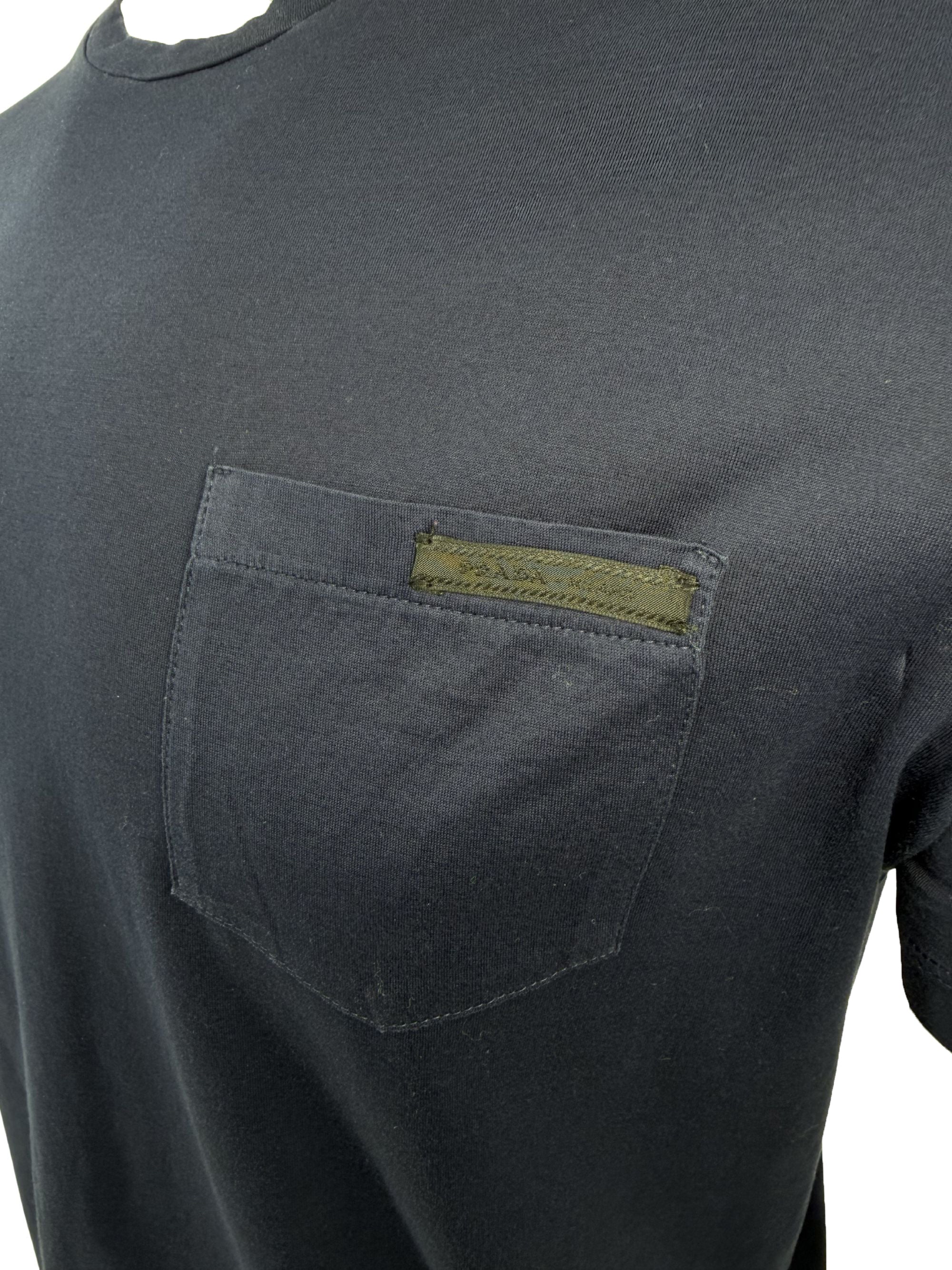 Prada Pocket Detail T-Shirt - Navy Prada