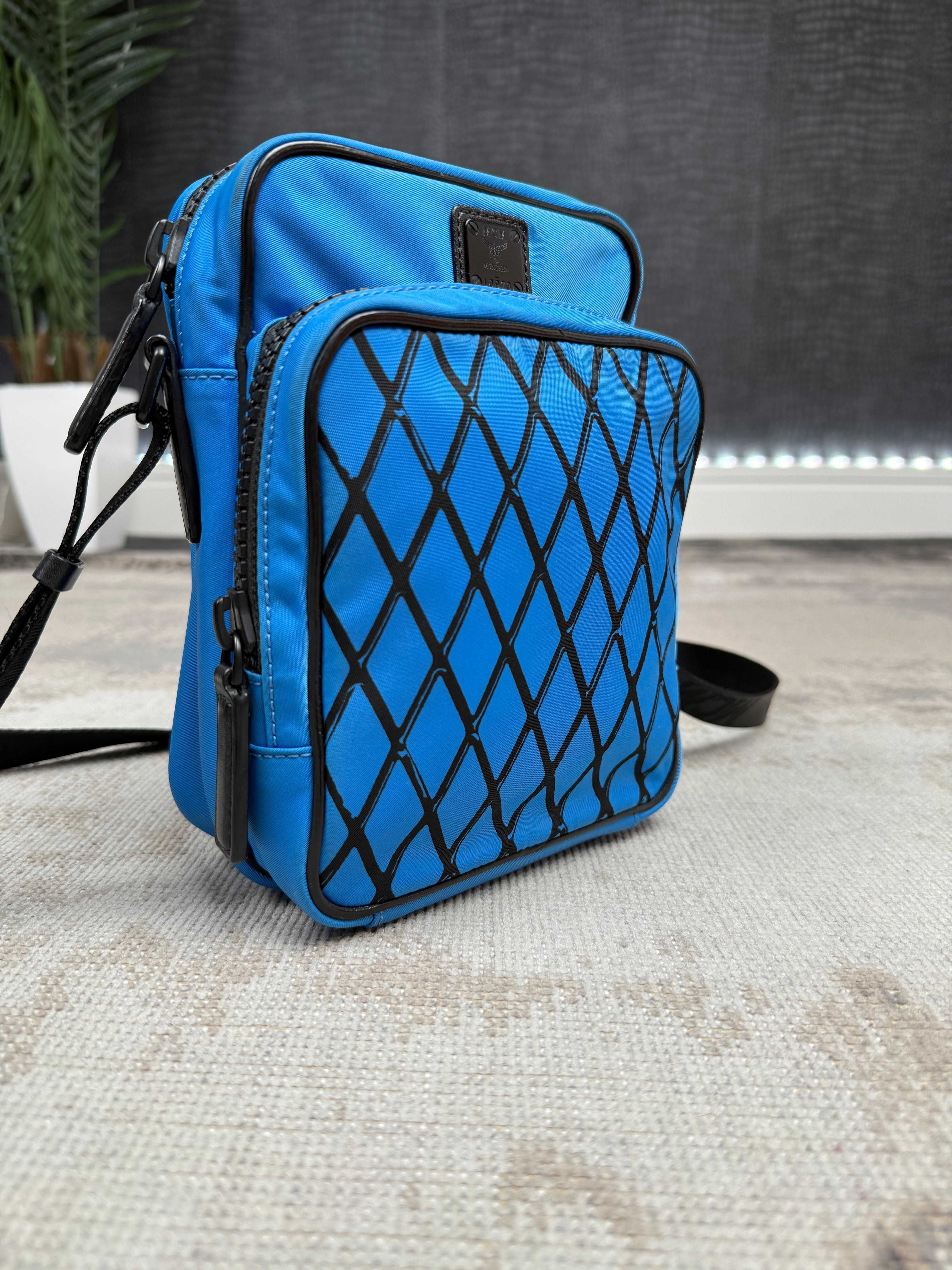 MCM Messenger Bag - Blue MCM