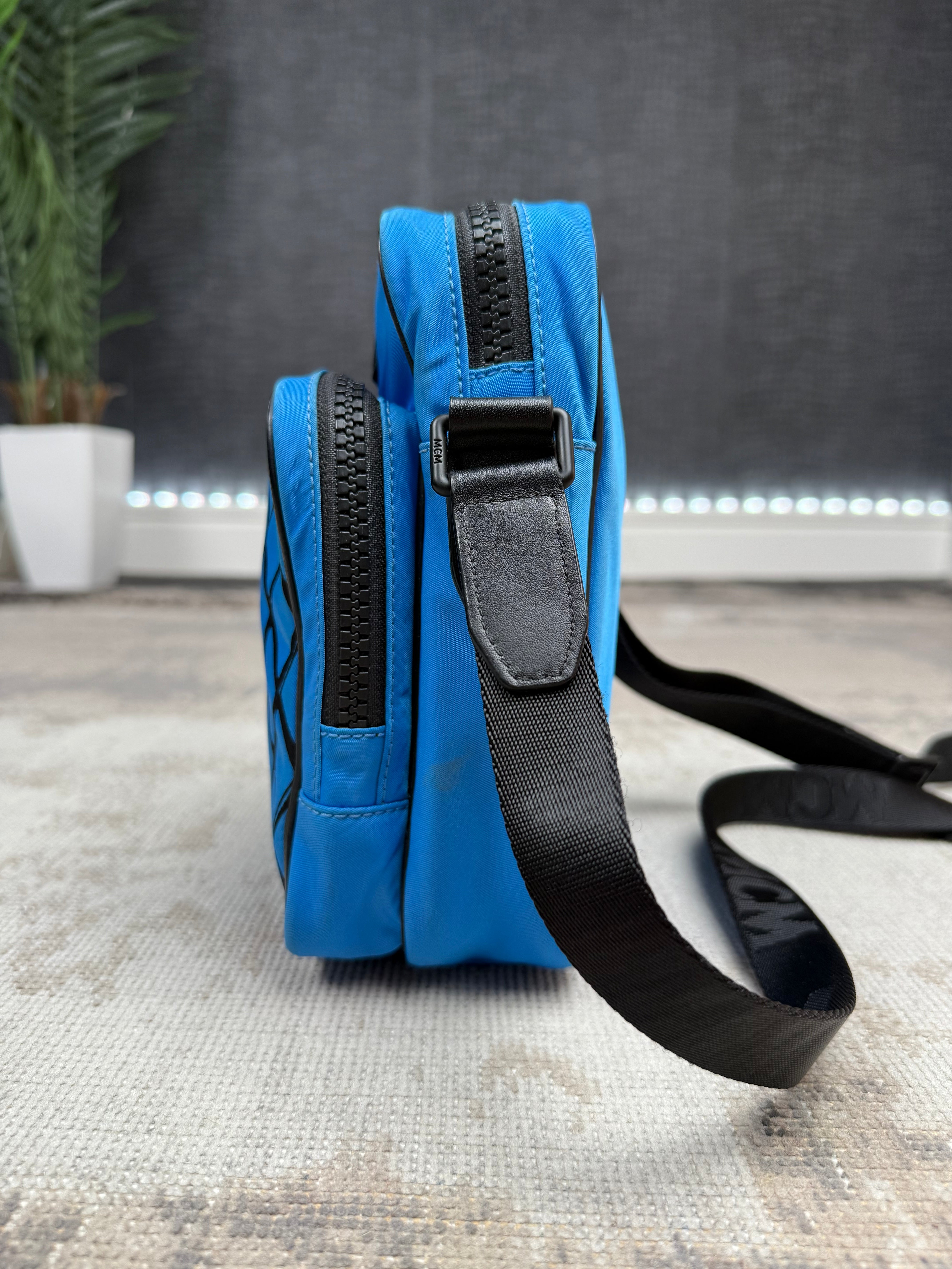 MCM Messenger Bag - Blue MCM