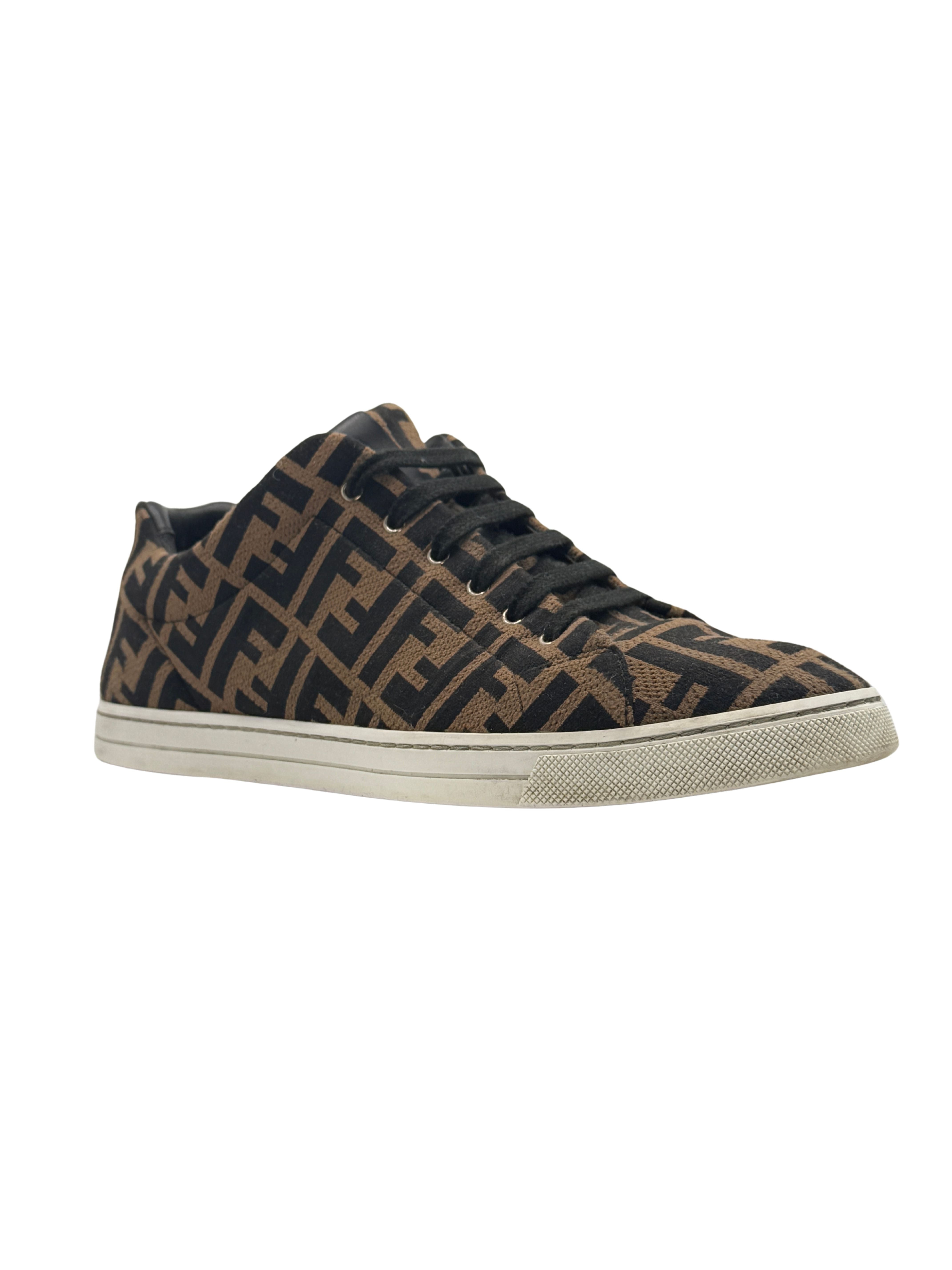 Fendi FF Low Trainers - Brown Fendi