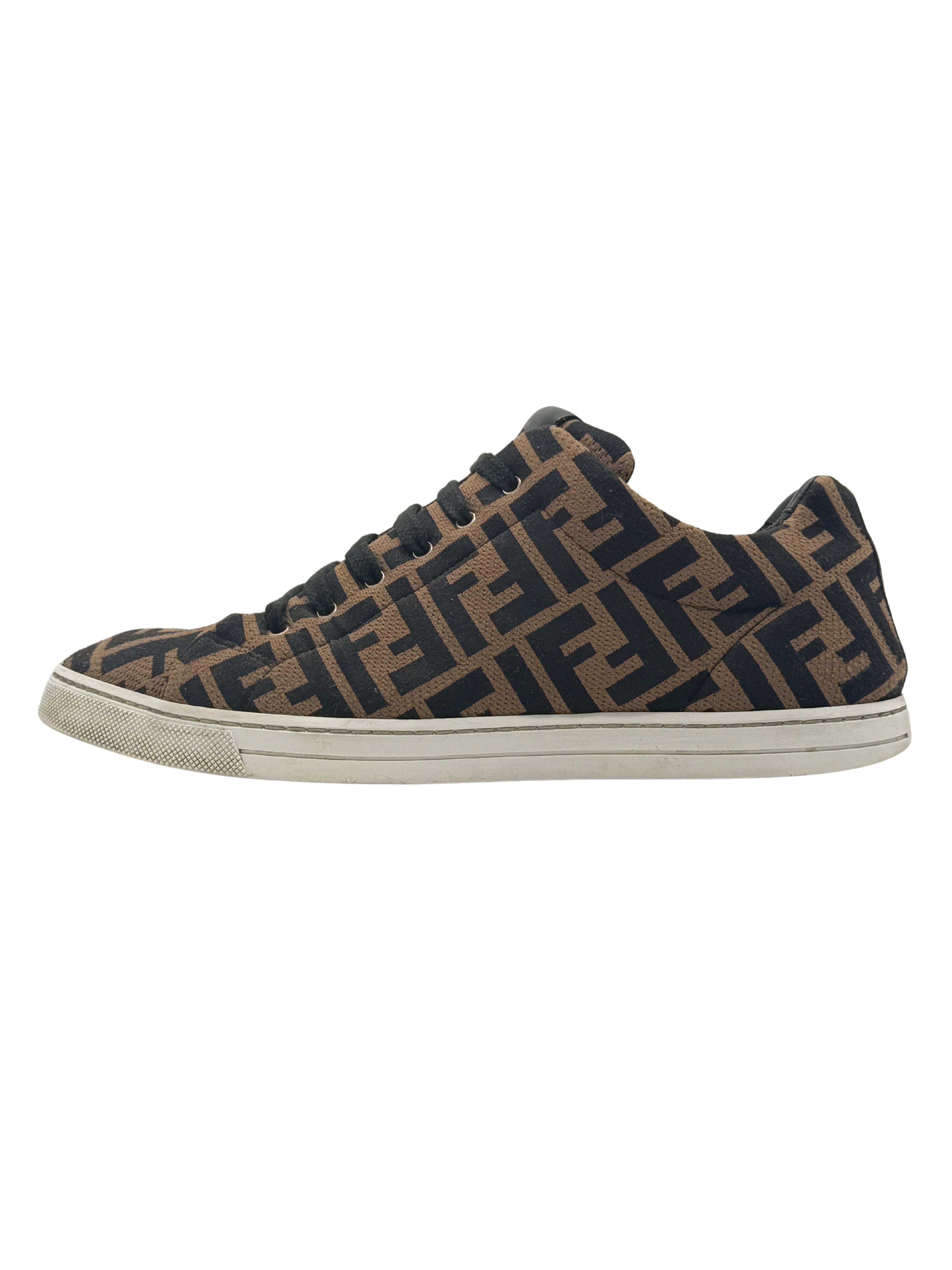 Fendi FF Low Trainers - Brown Fendi