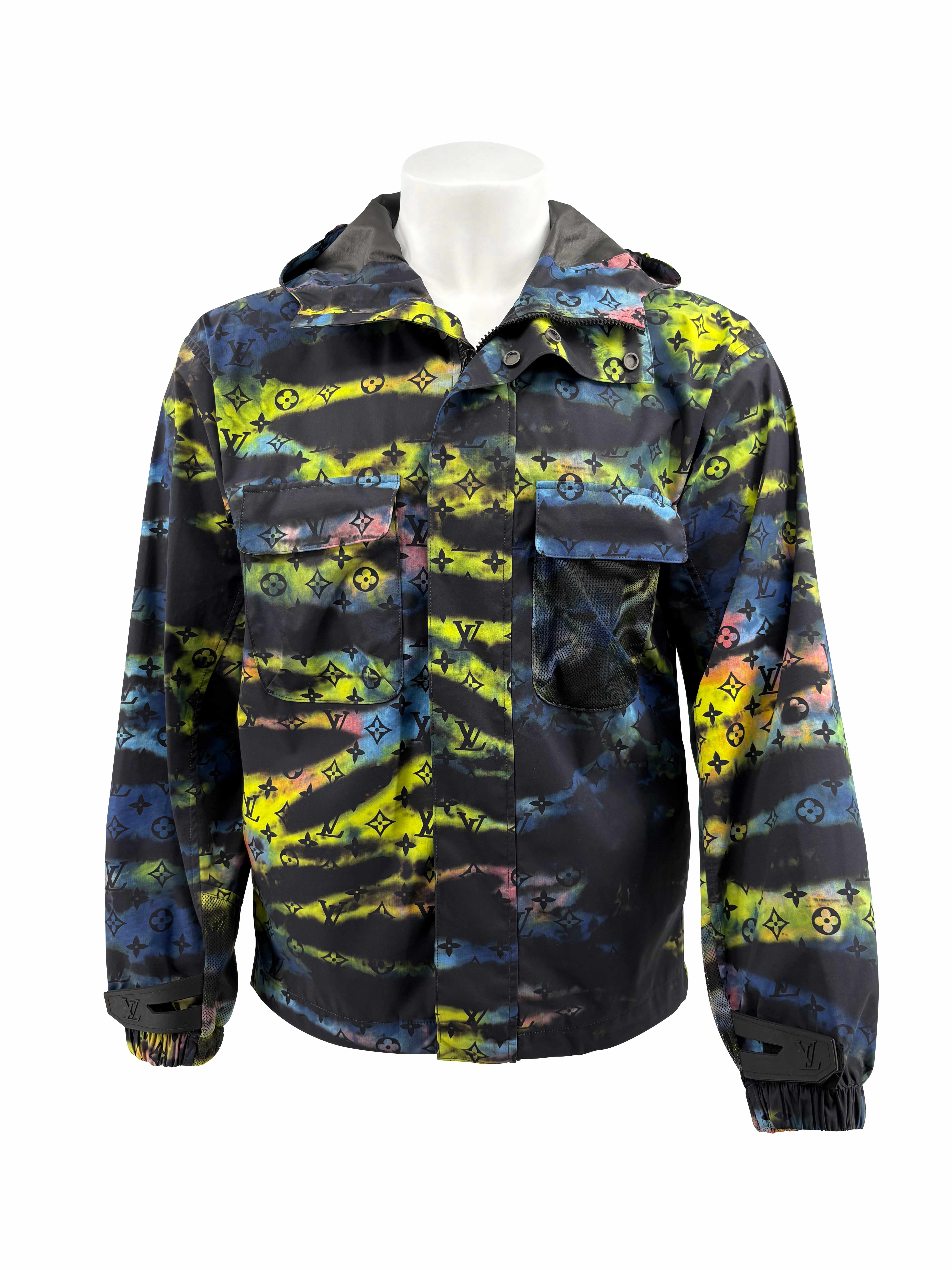 Louis Vuitton Tie-Dye Camo Monogram Windbreaker - Multicolour
