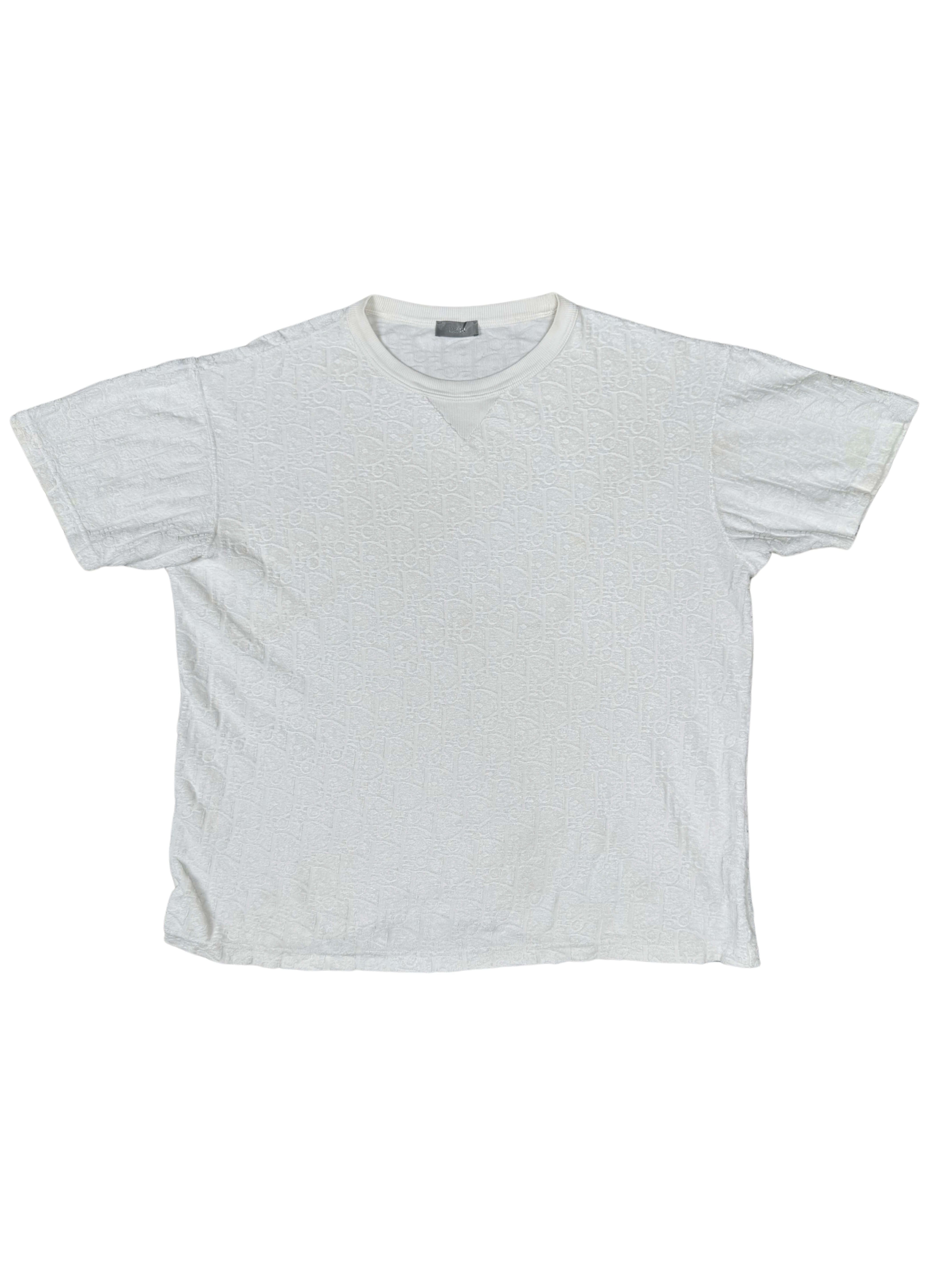 Dior Oblique Towel T-Shirt - White