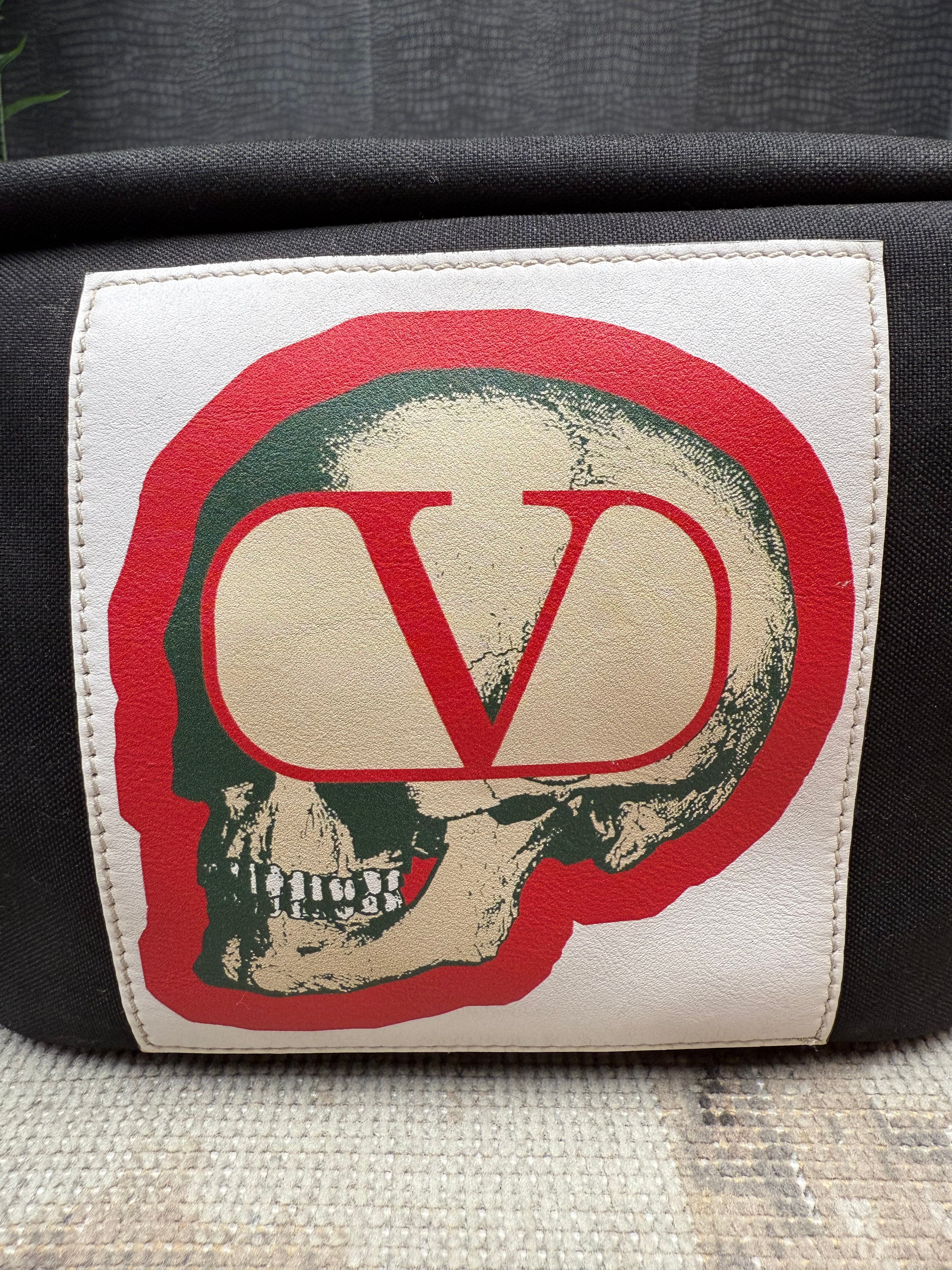 Valentino x Undercover Skull Shoulder/Waist Bag - Black Valentino