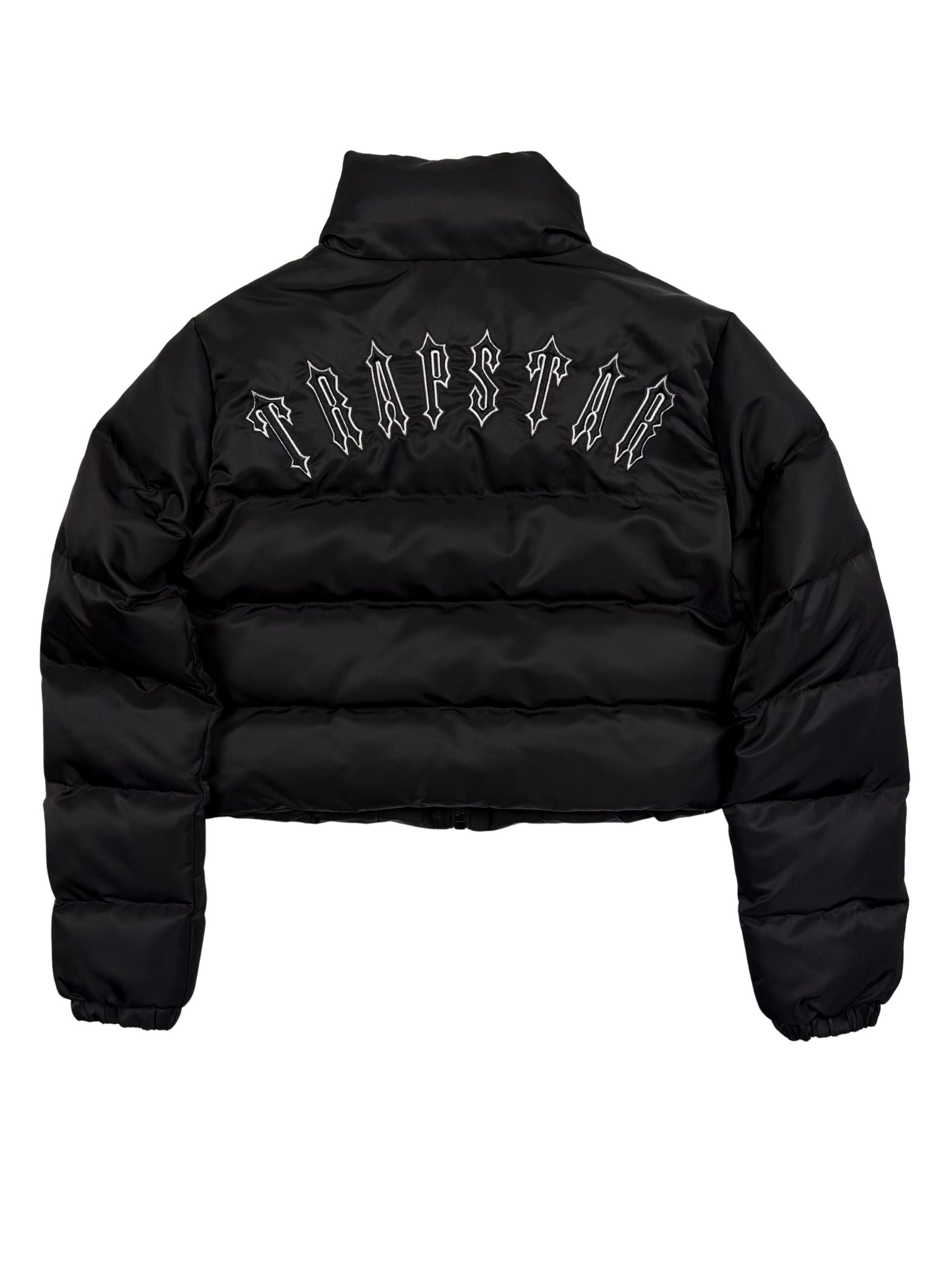 Trapstar Irongate Cropped Down Jacket - Black Trapstar