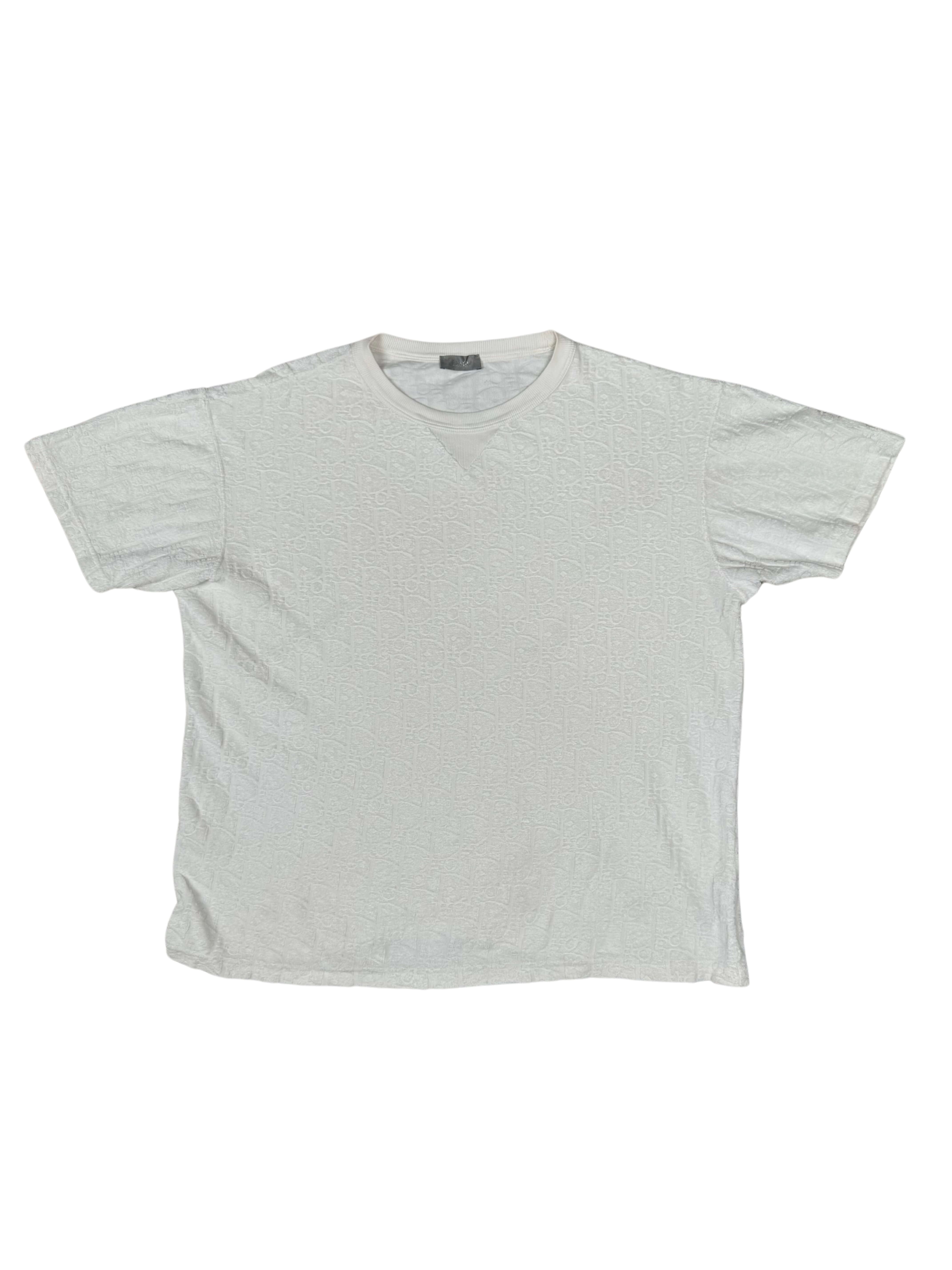 Dior Oblique Towel T-Shirt - White