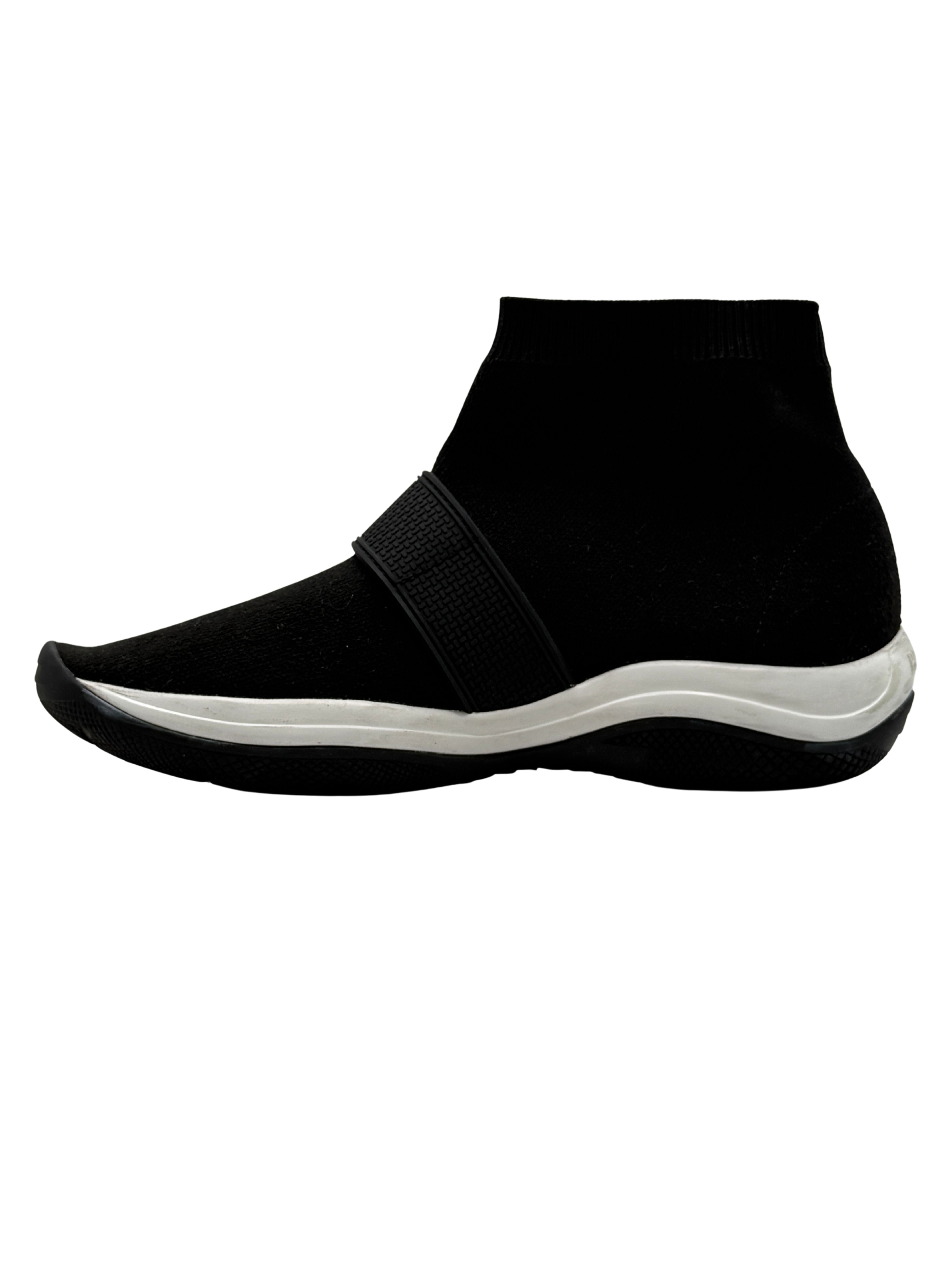Prada Sock Strap Trainer - Black