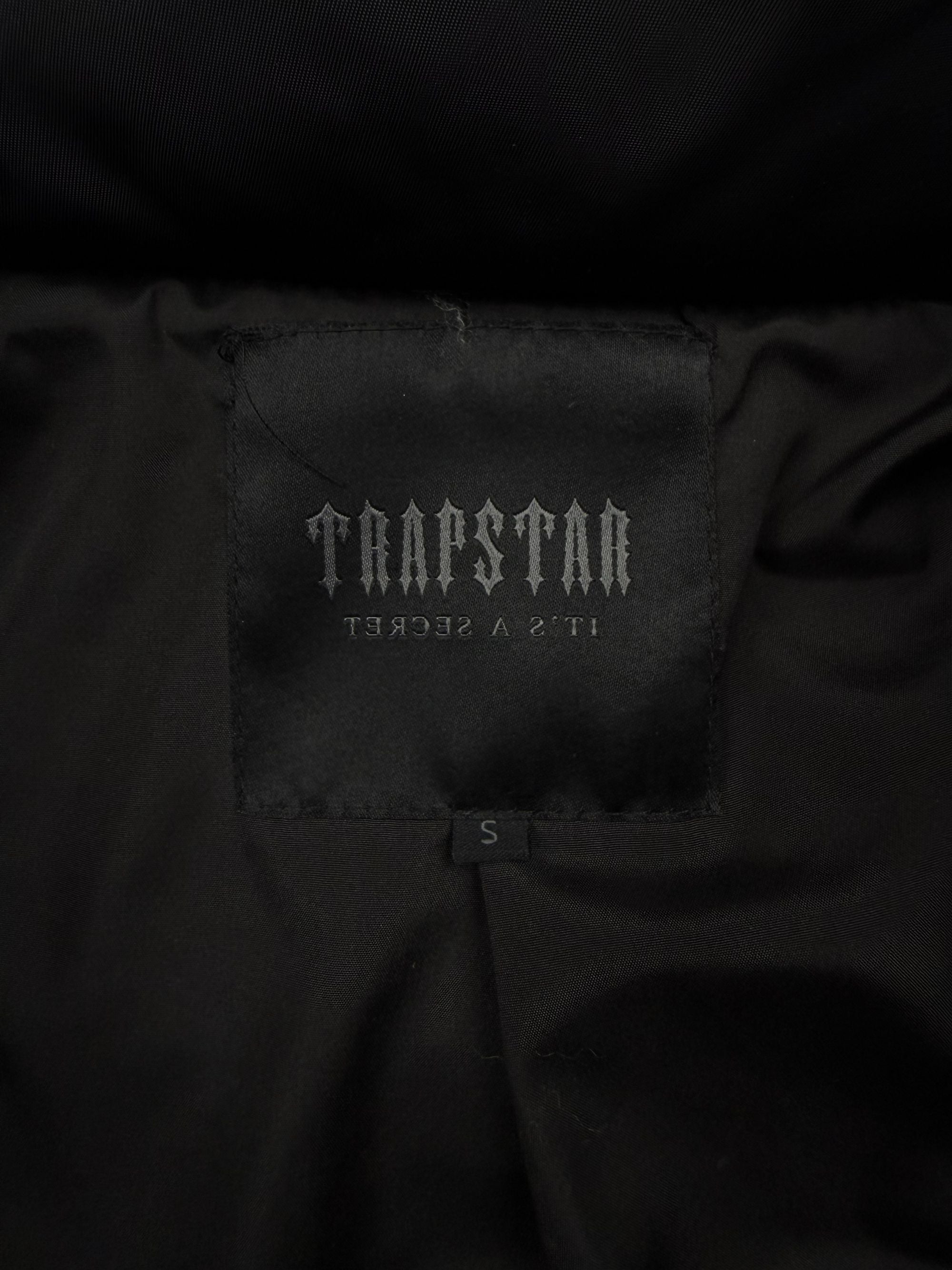 Trapstar Irongate Cropped Down Jacket - Black Trapstar
