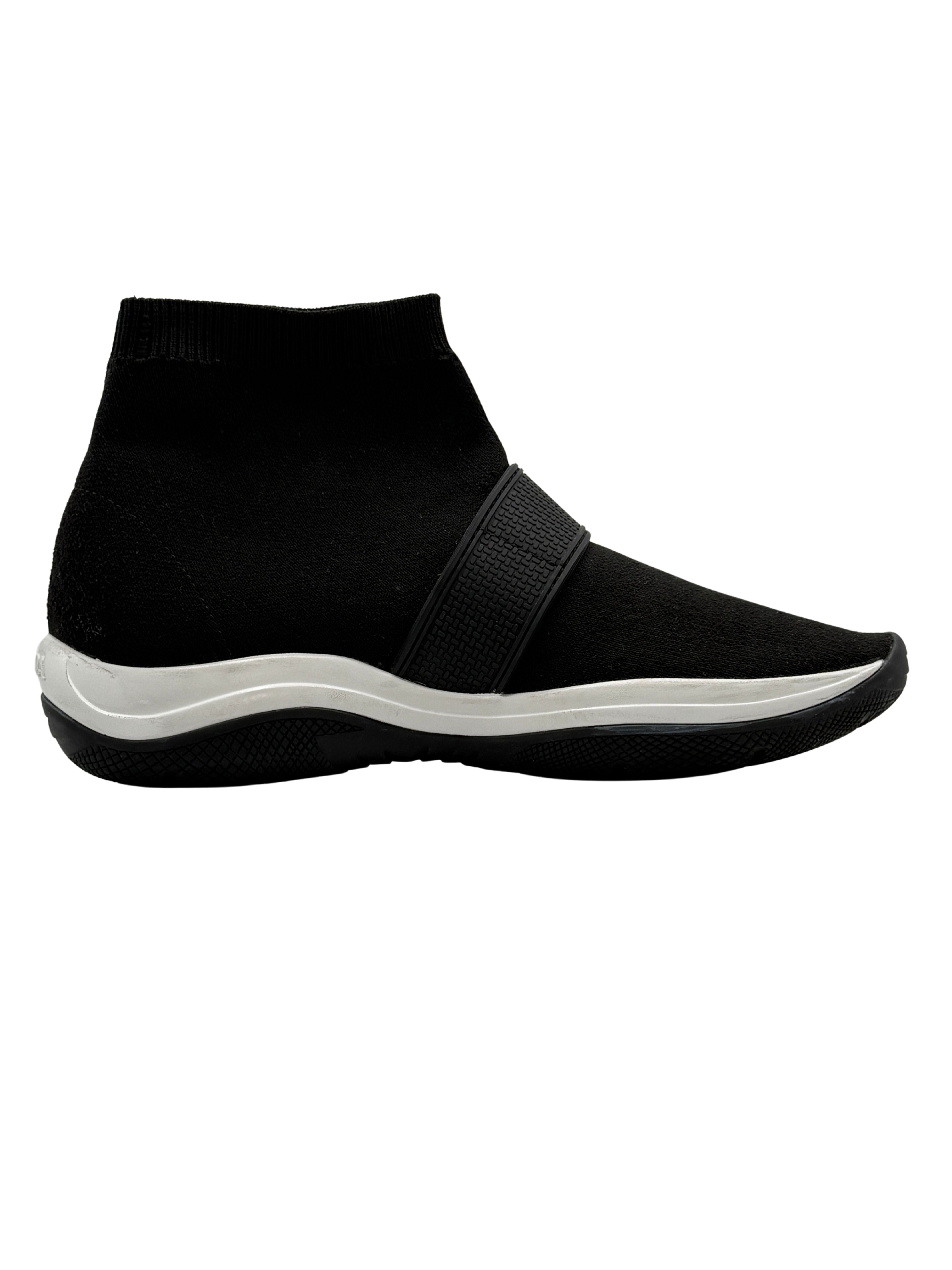 Prada Sock Strap Trainer - Black
