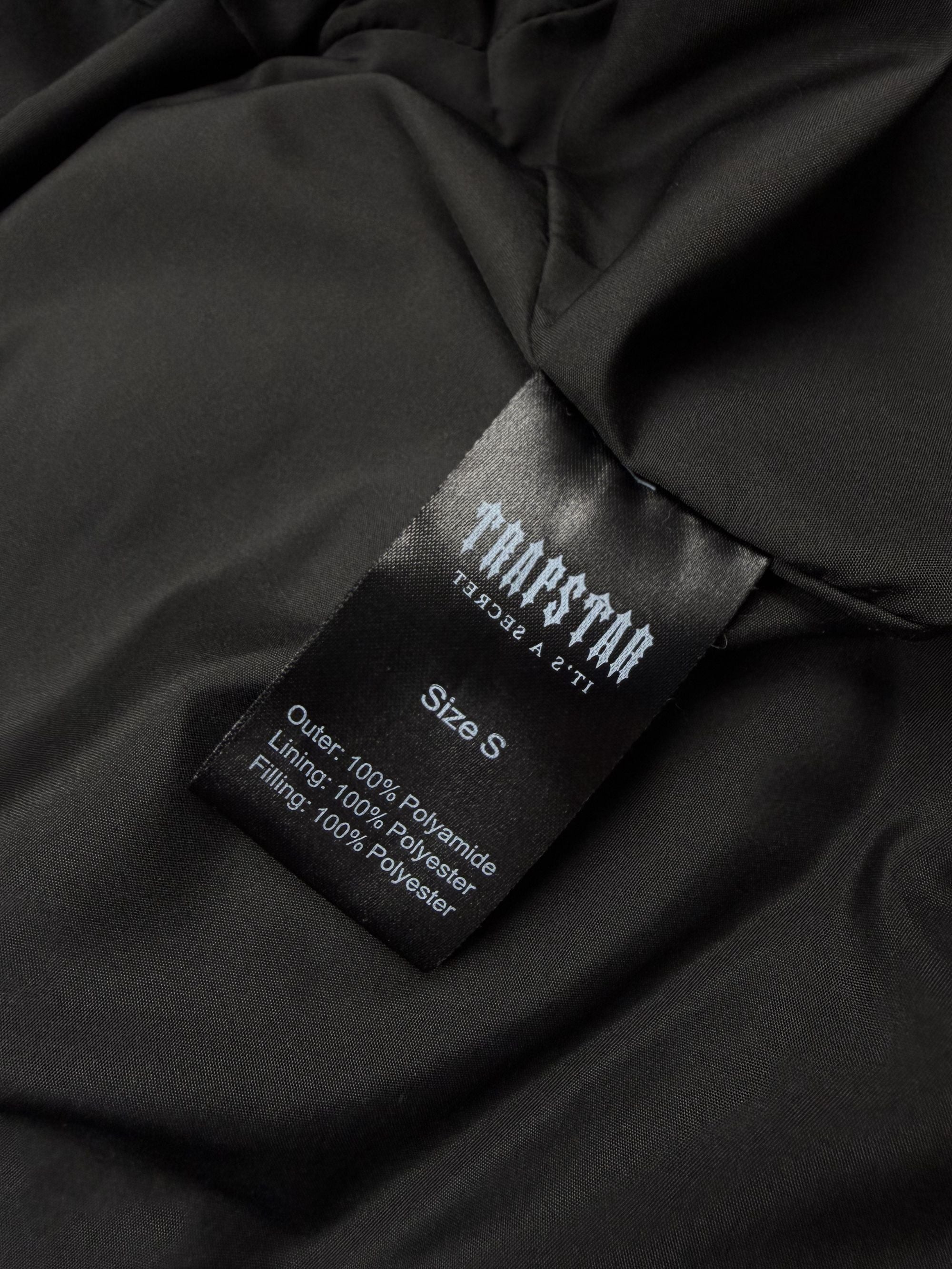 Trapstar Irongate Cropped Down Jacket - Black Trapstar