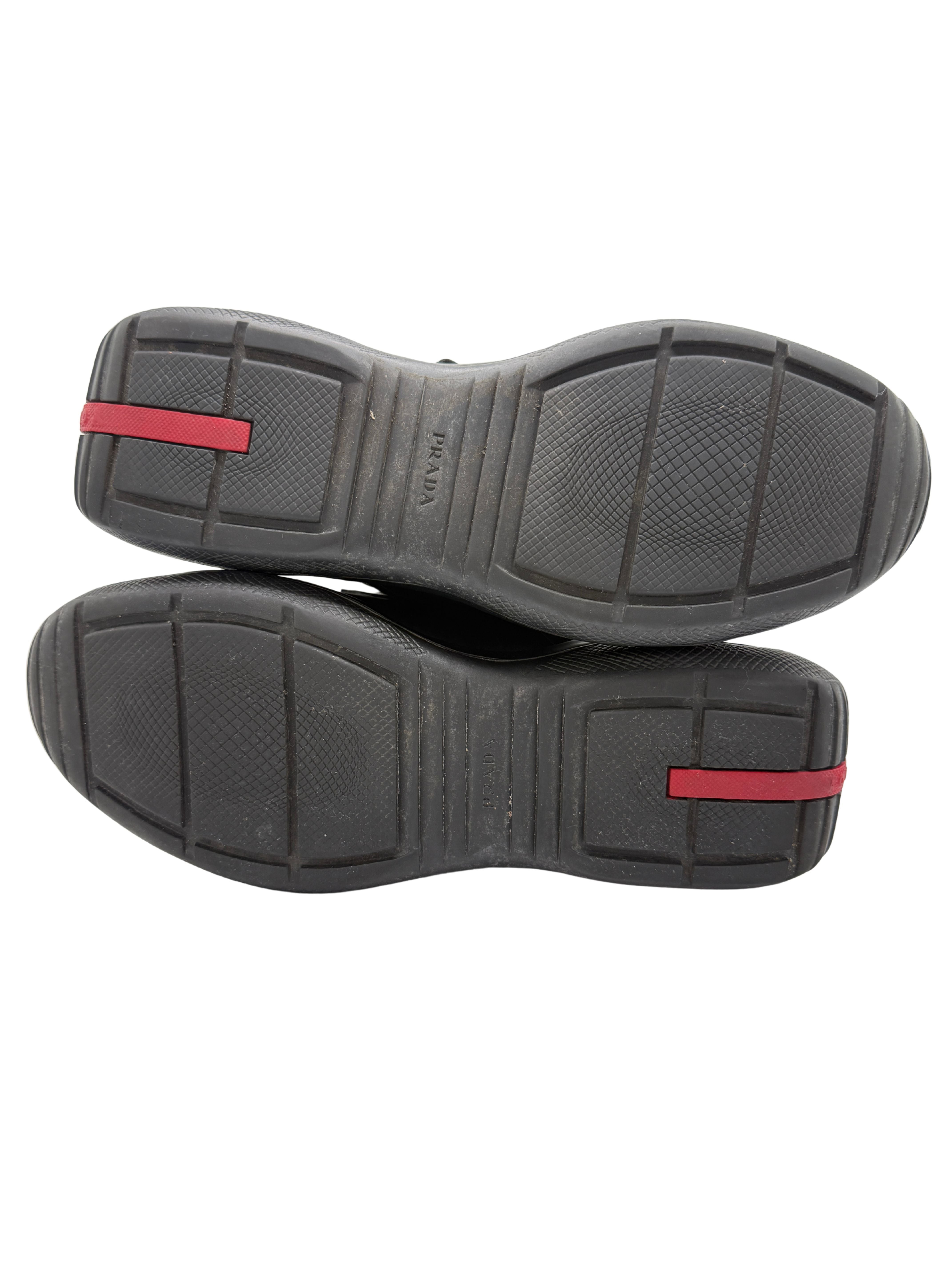 Prada High Top America's Cup Trainers - Black Prada