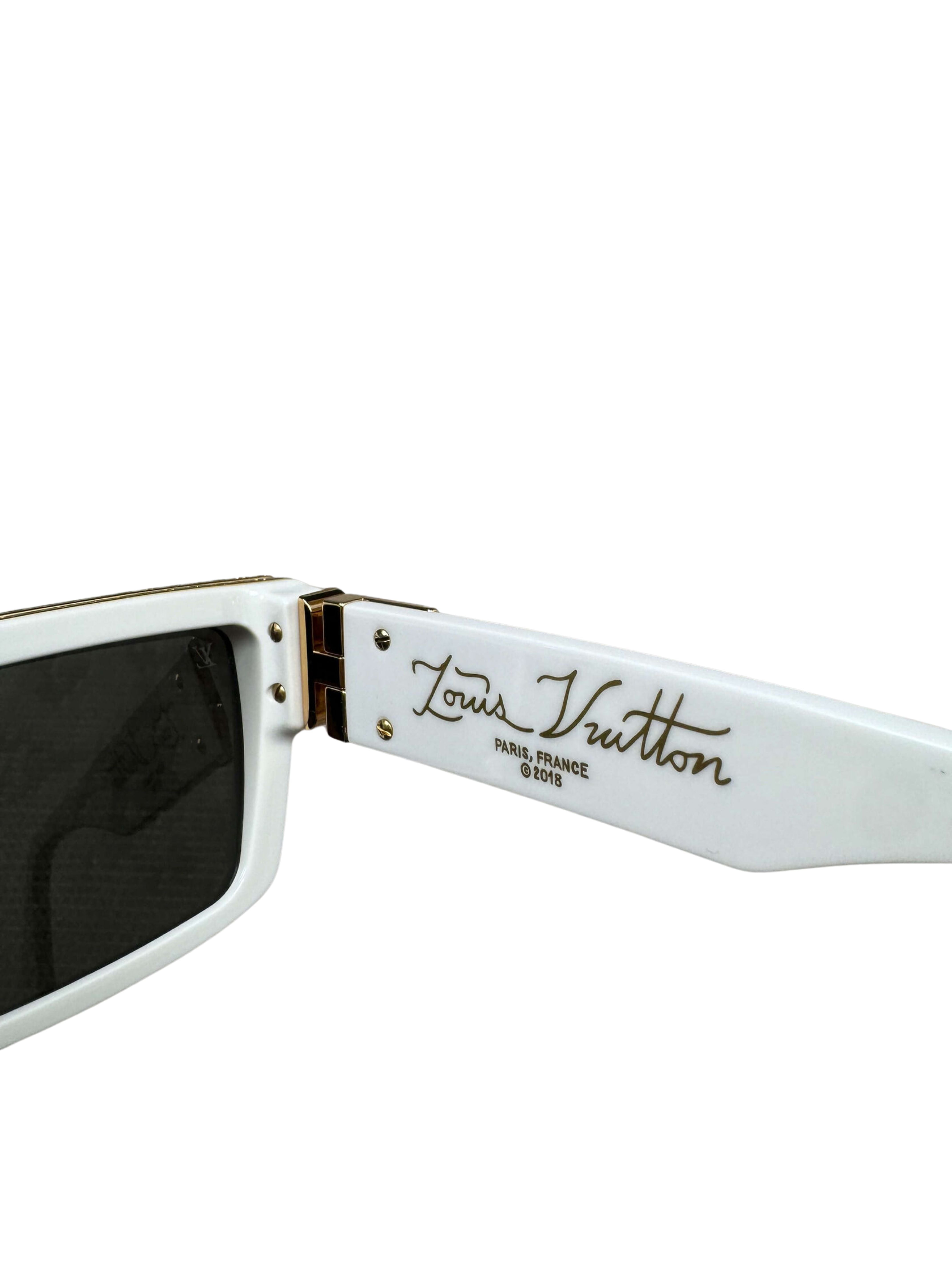 Louis Vuitton 1.1 Millionaires Sunglasses - White (Unused) Louis Vuitton