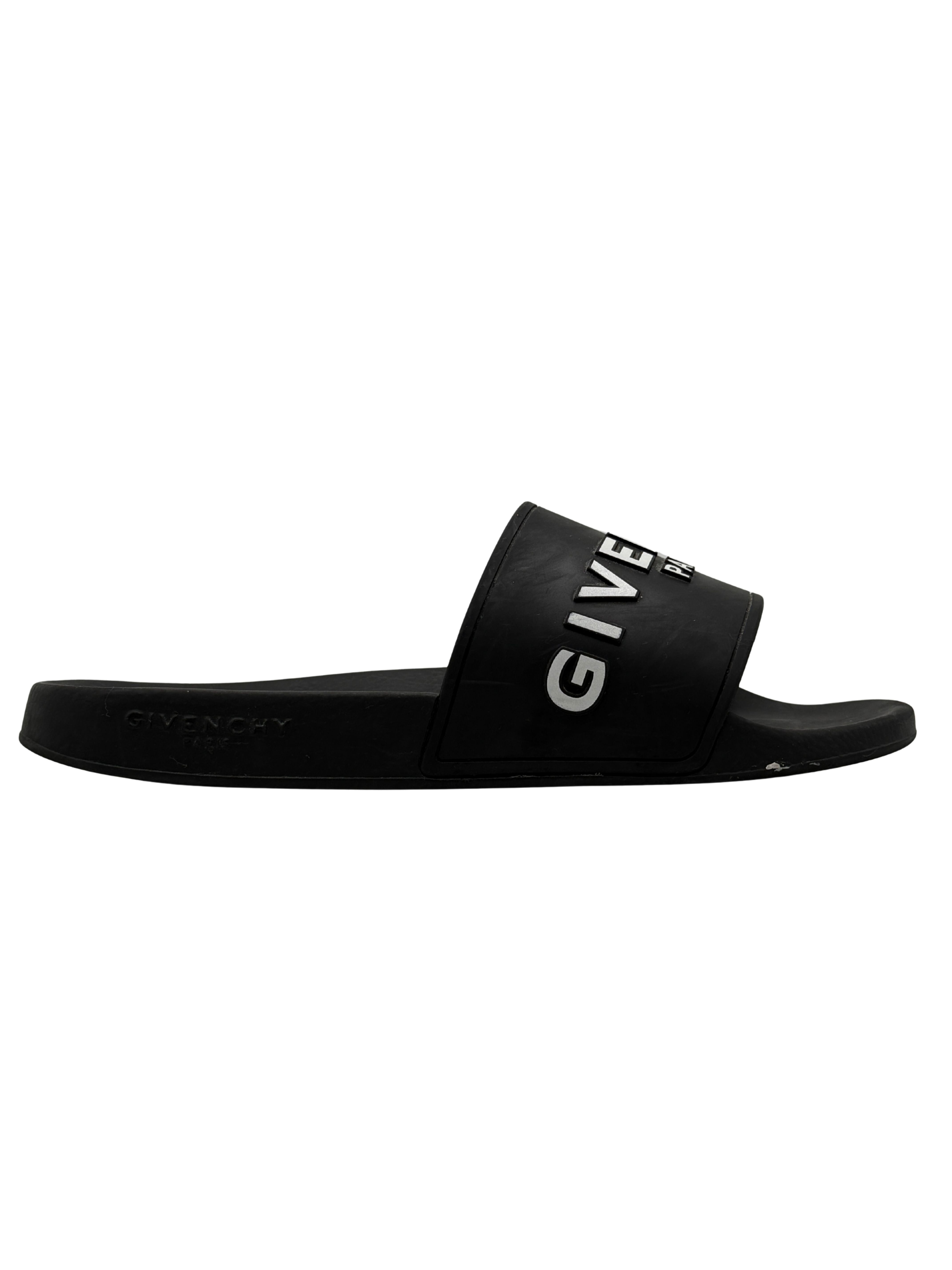 Givenchy Paris Logo Sliders - Black Givenchy