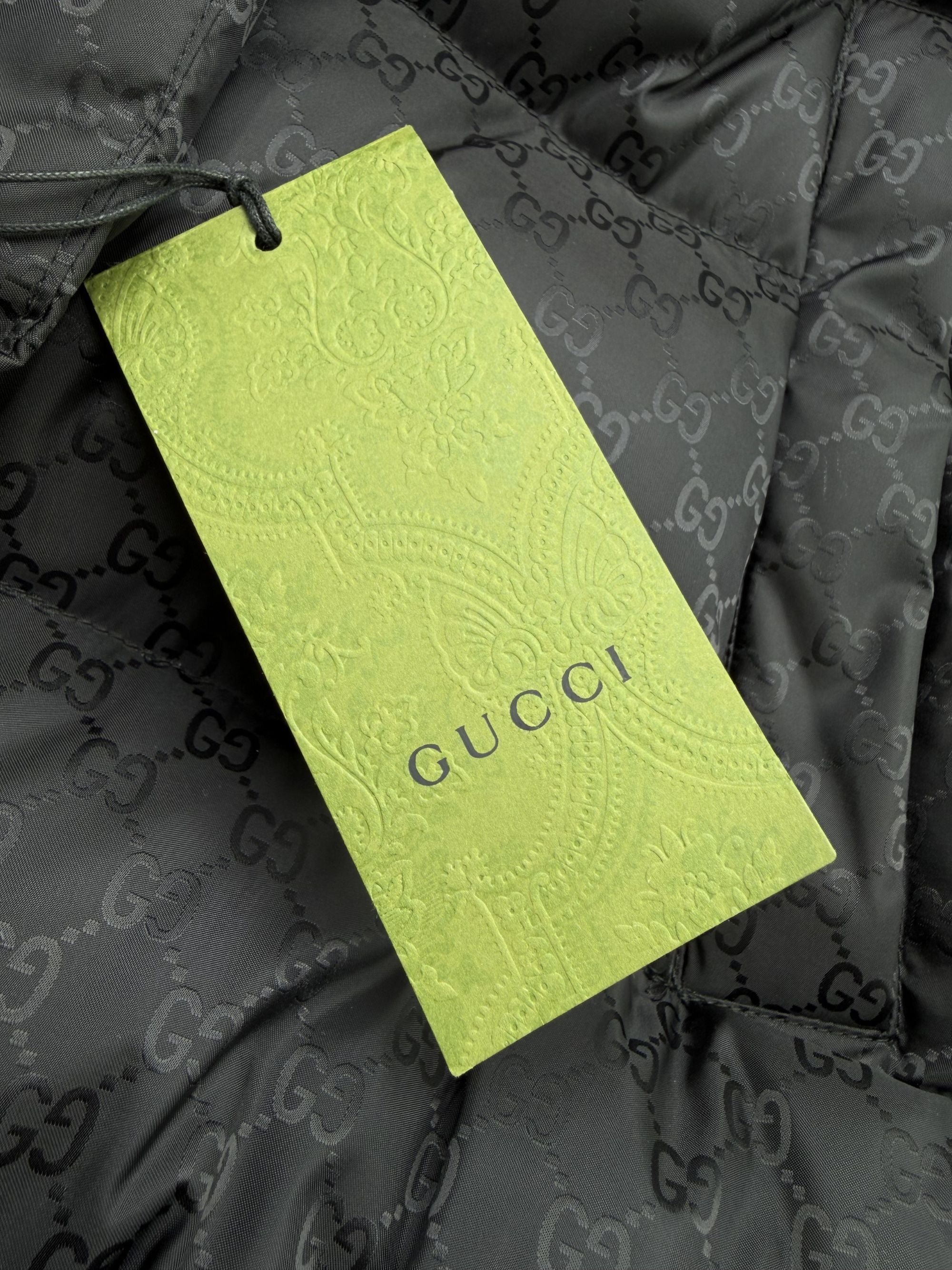 Gucci GG Monogram Down Jacket - Black (Unused) Gucci