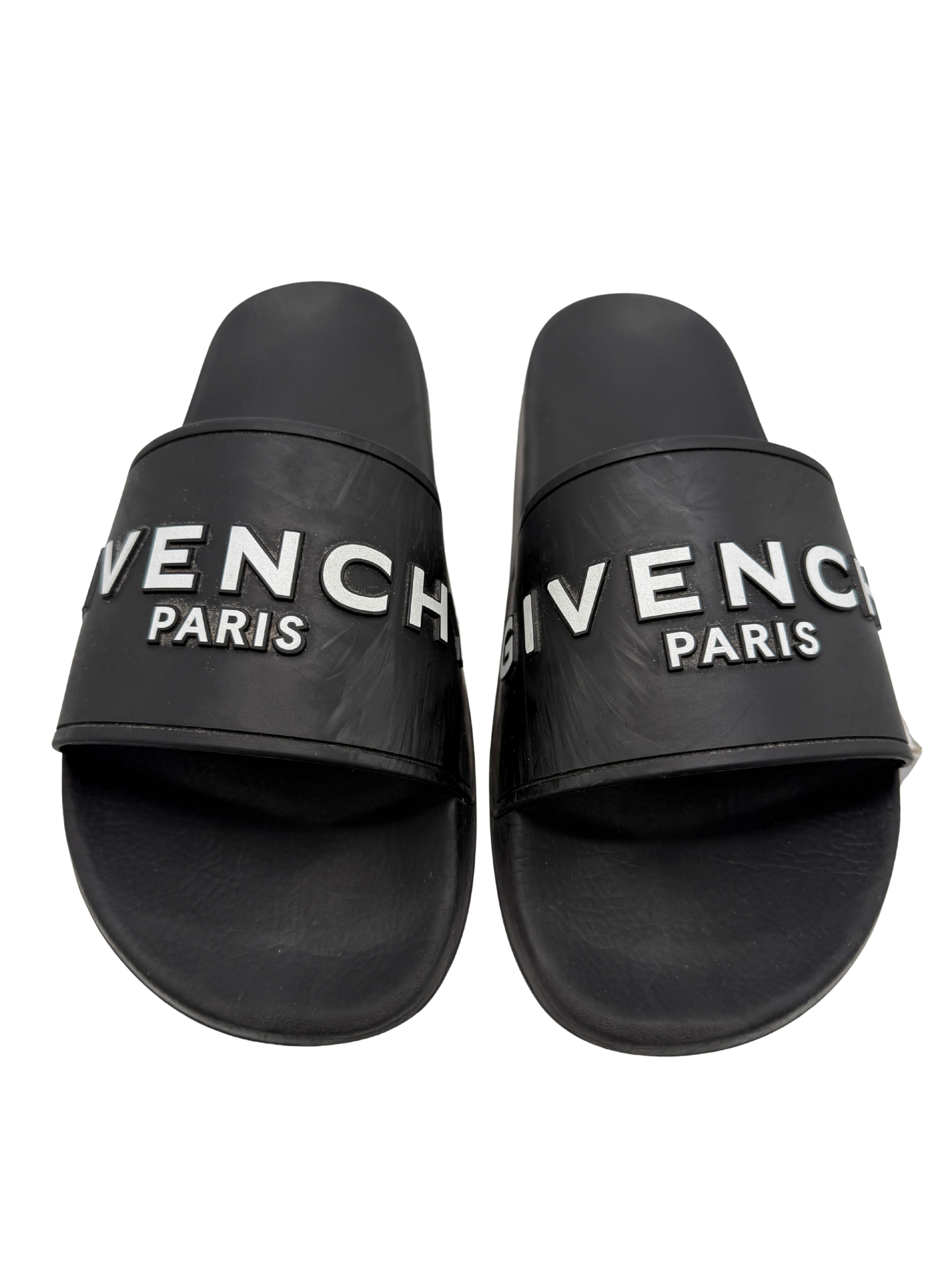 Givenchy Paris Logo Sliders - Black Givenchy