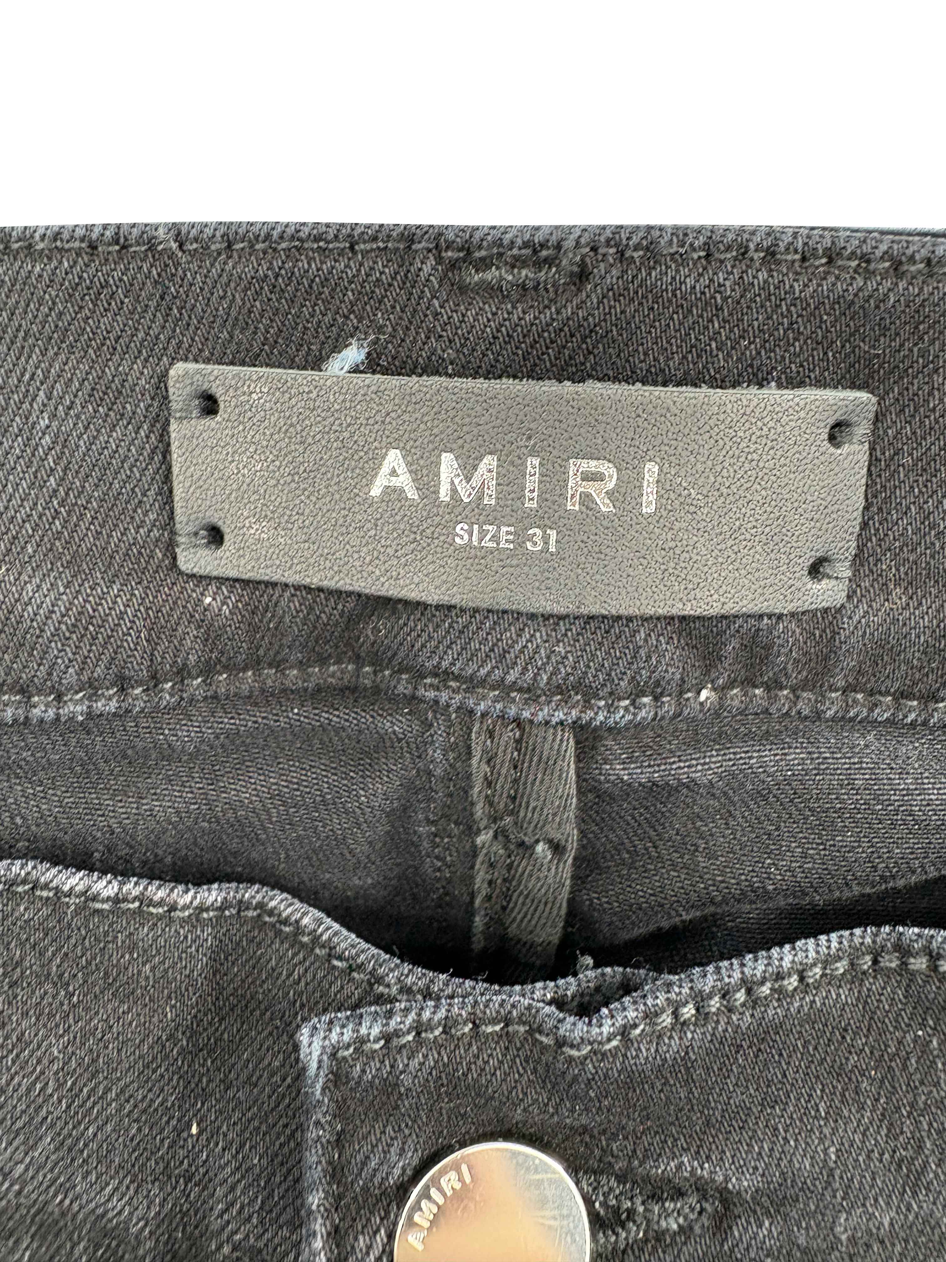 Amiri Core Camouflage Applique - Black (Unused)