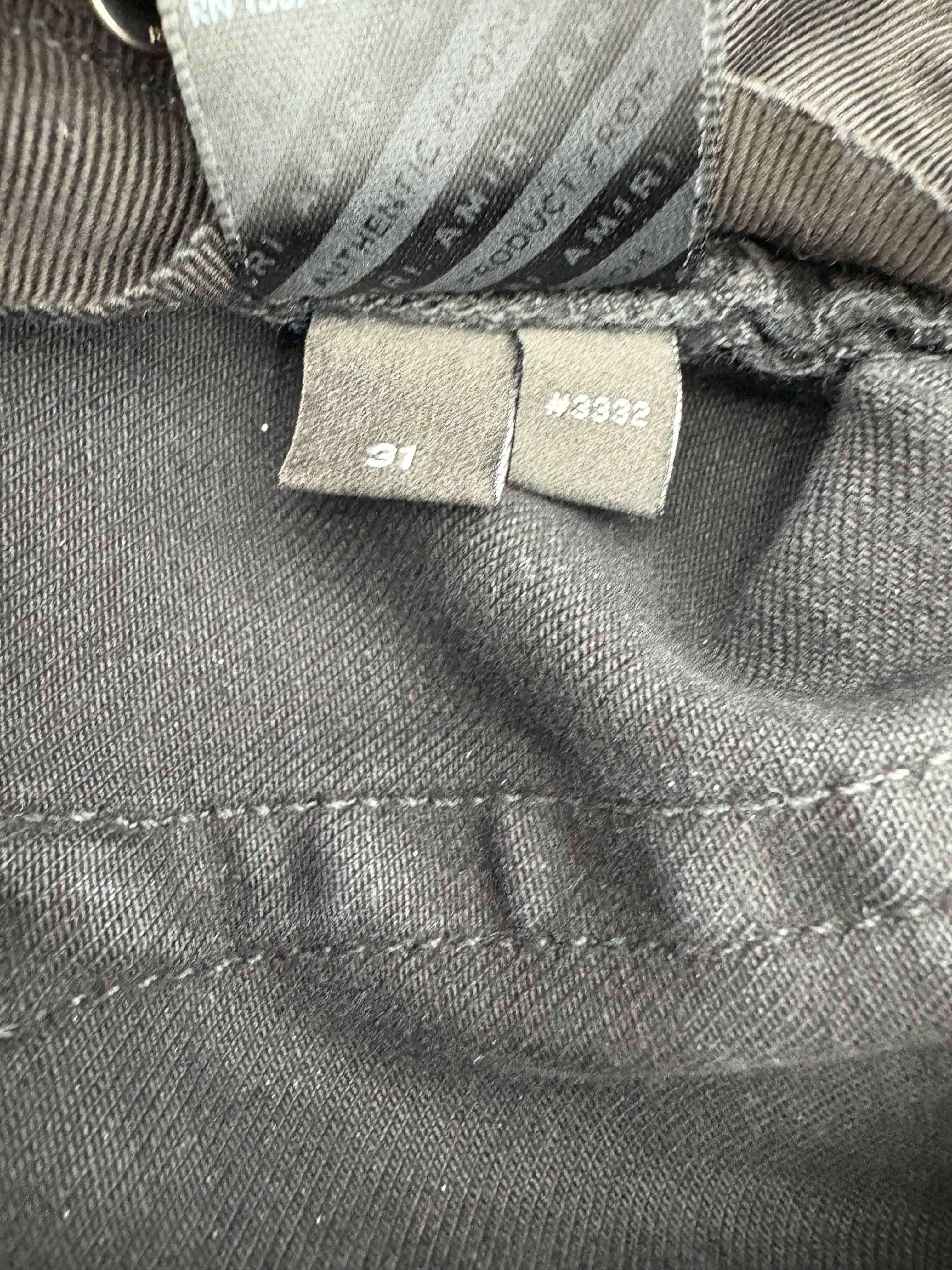 Amiri Core Camouflage Applique - Black (Unused)