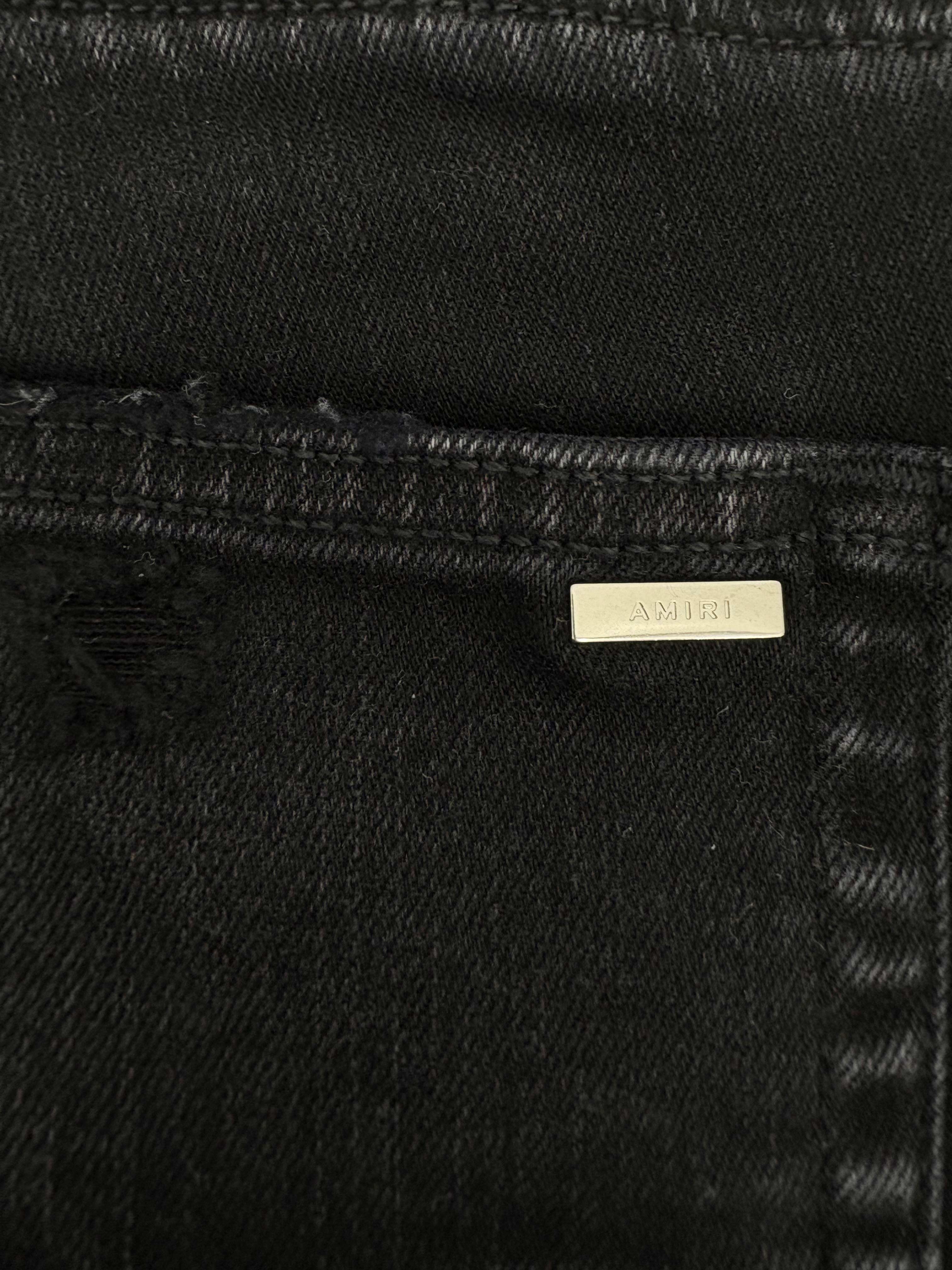 Amiri Core Camouflage Applique - Black (Unused)