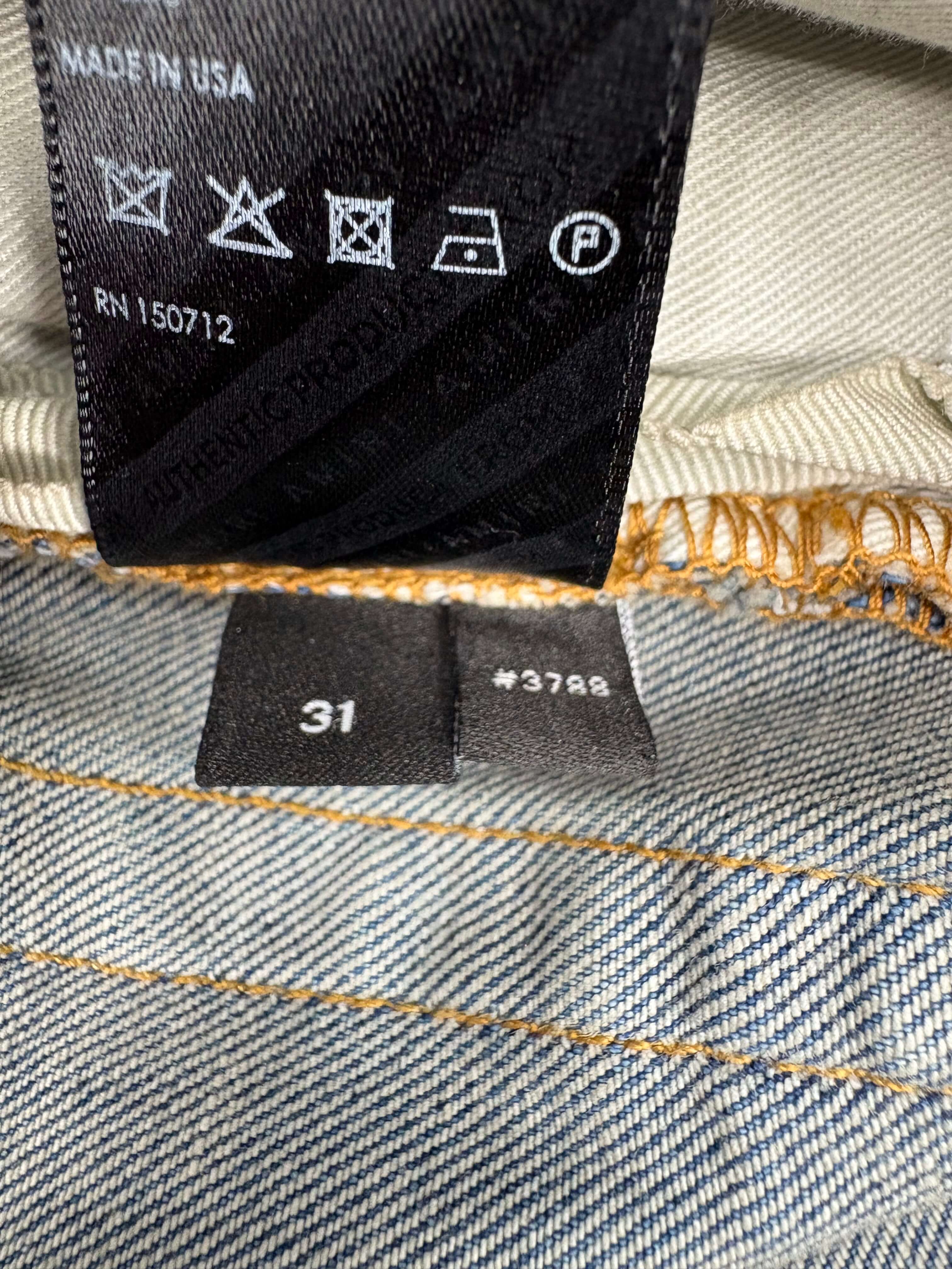Amiri Serif Logo Jeans - Indigo / Blue (Unused)
