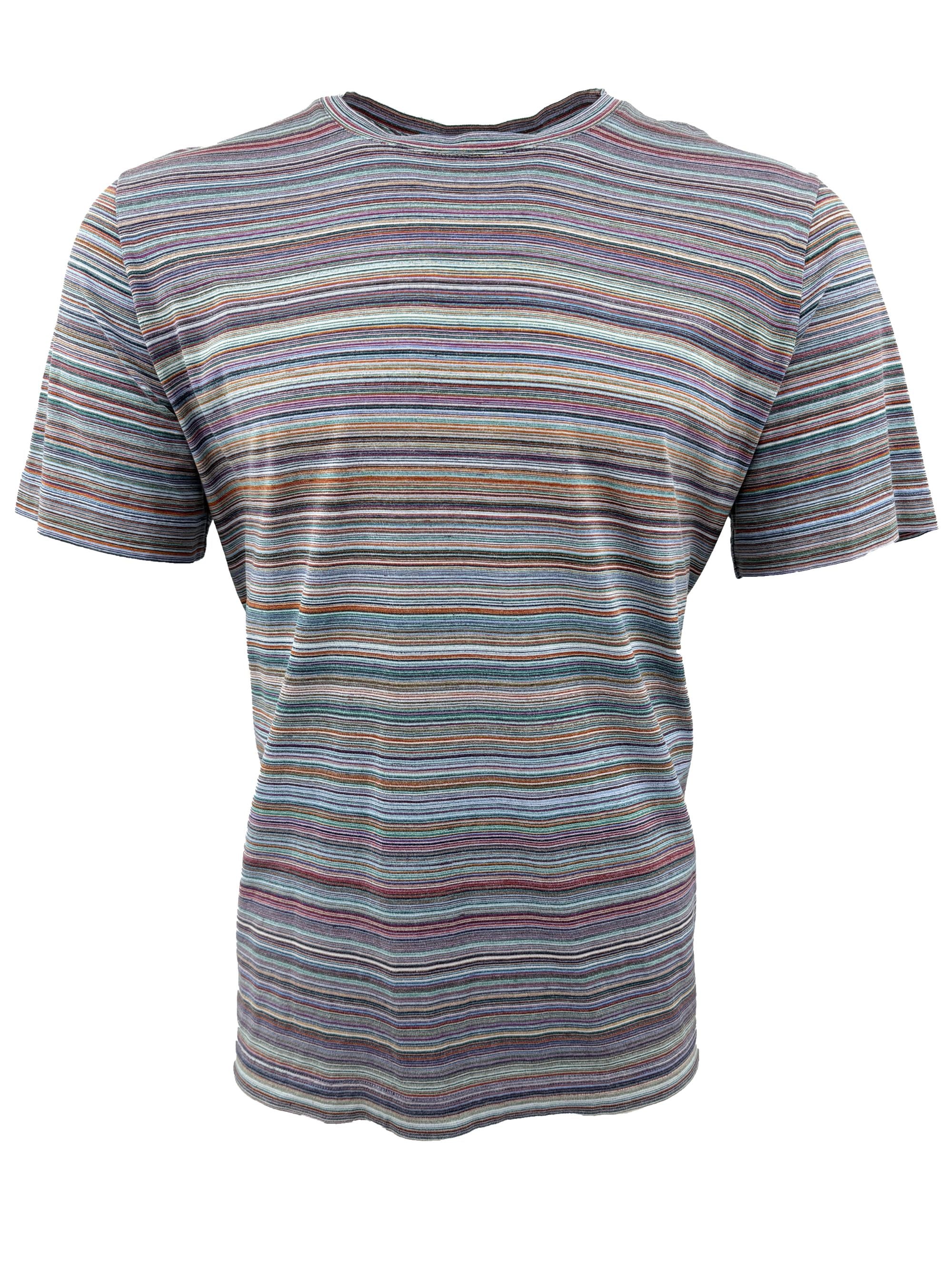 Missoni Stripe T-Shirt - Purple Missoni