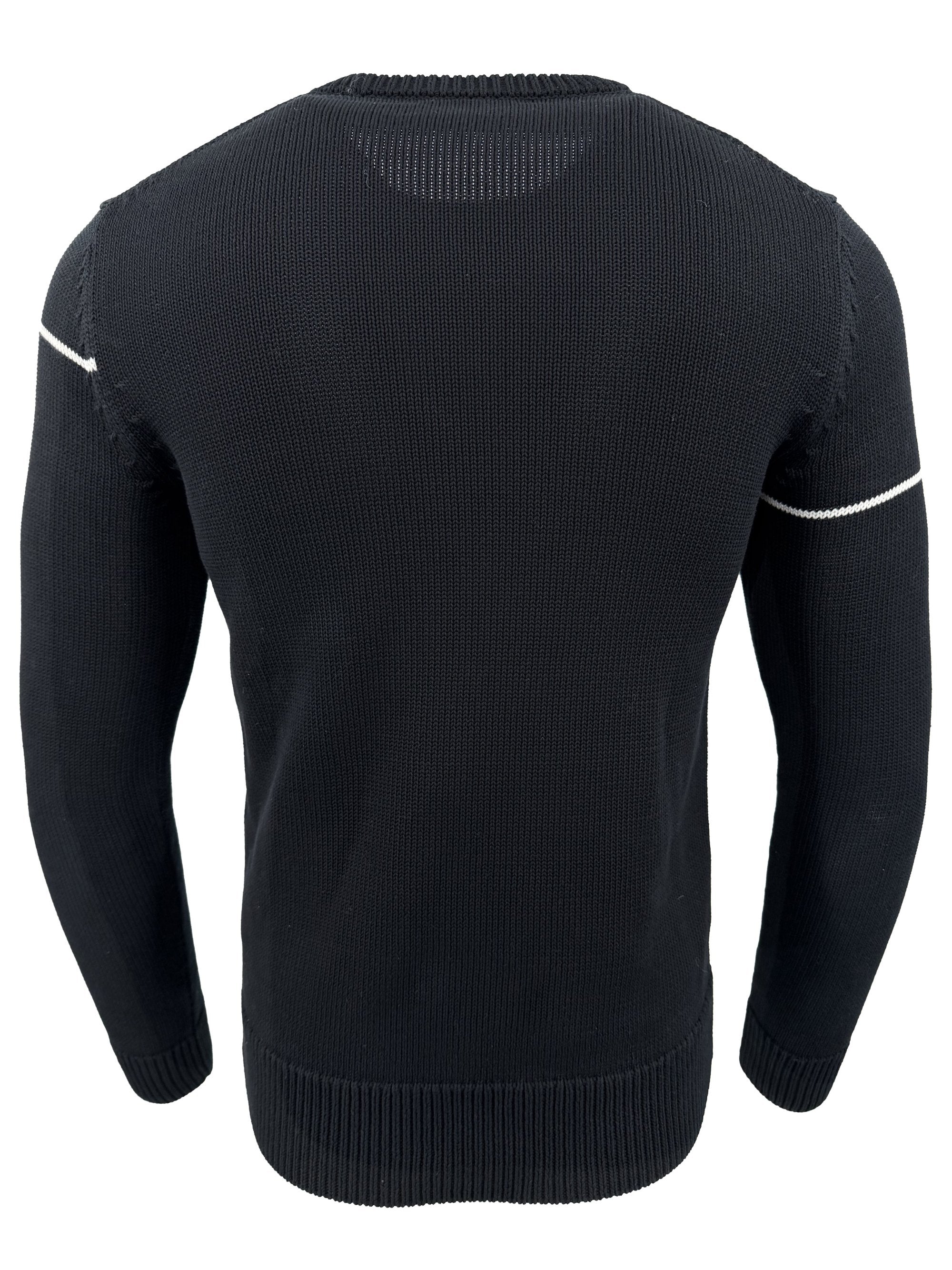 Givenchy Split Logo Knit Sweater - Black Givenchy