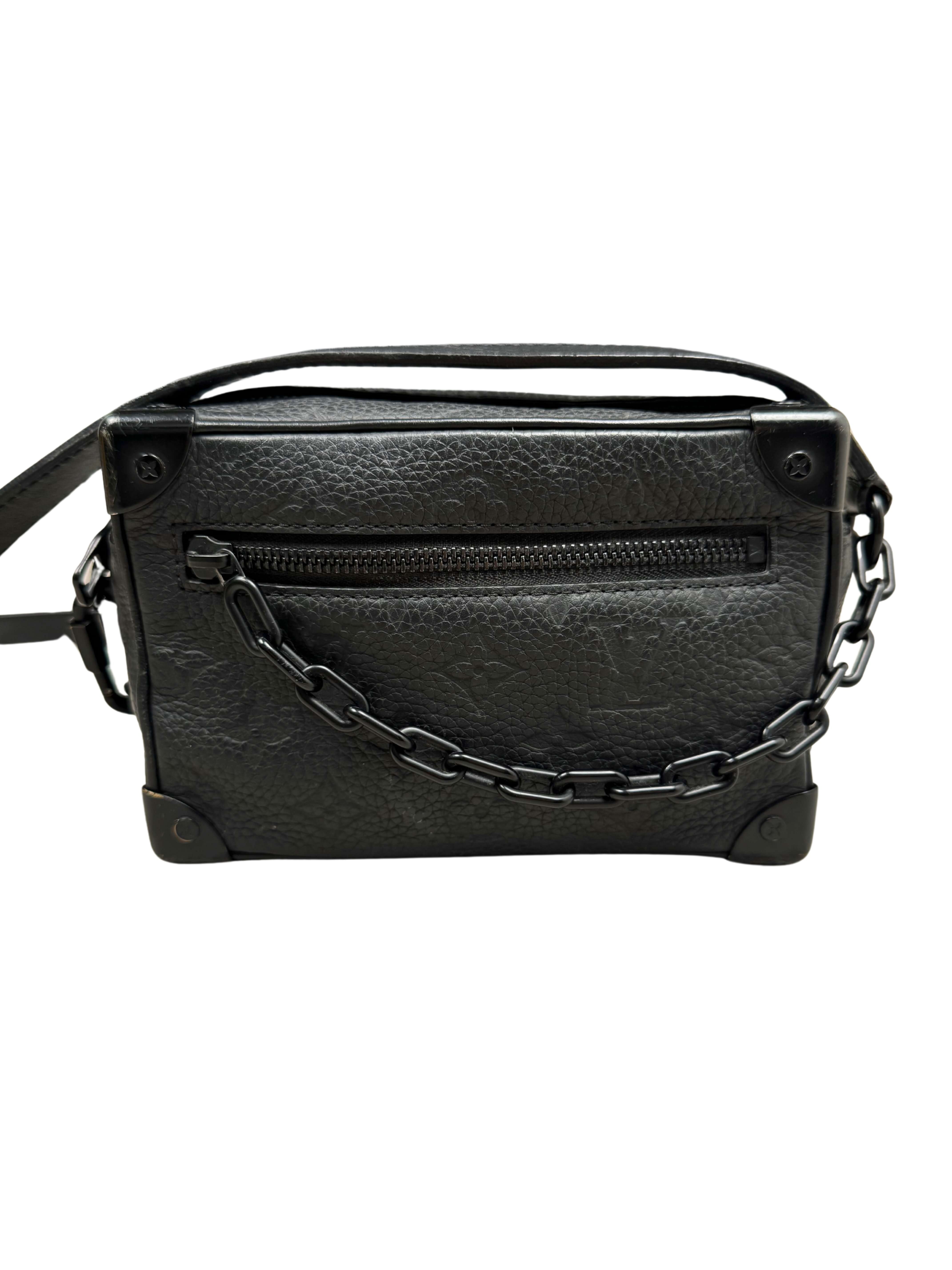 Louis Vuitton Mini Taurllion Monogram Soft Trunk - Black
