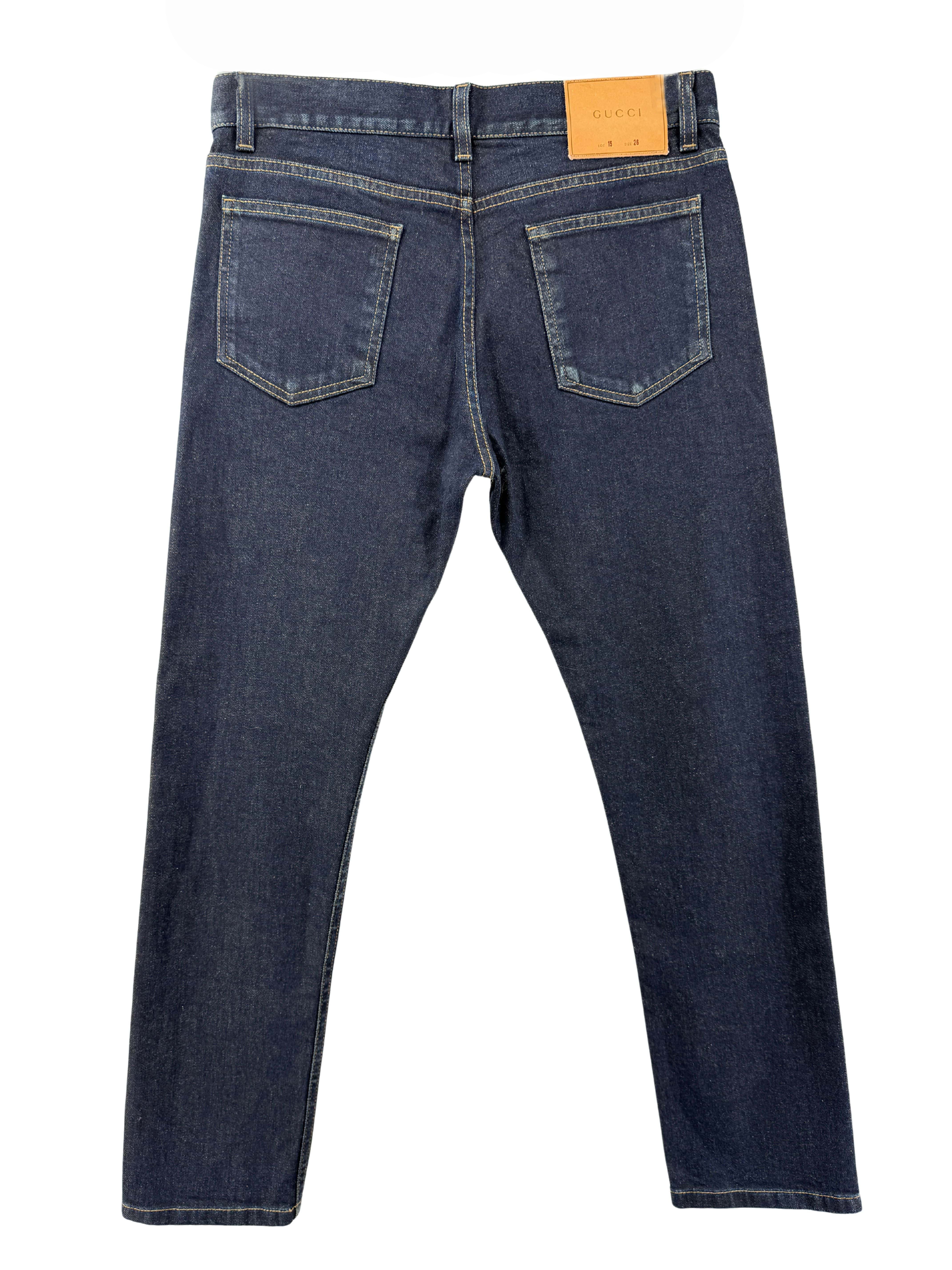 Gucci Straight Fit Jeans - Dark Blue (Unused)