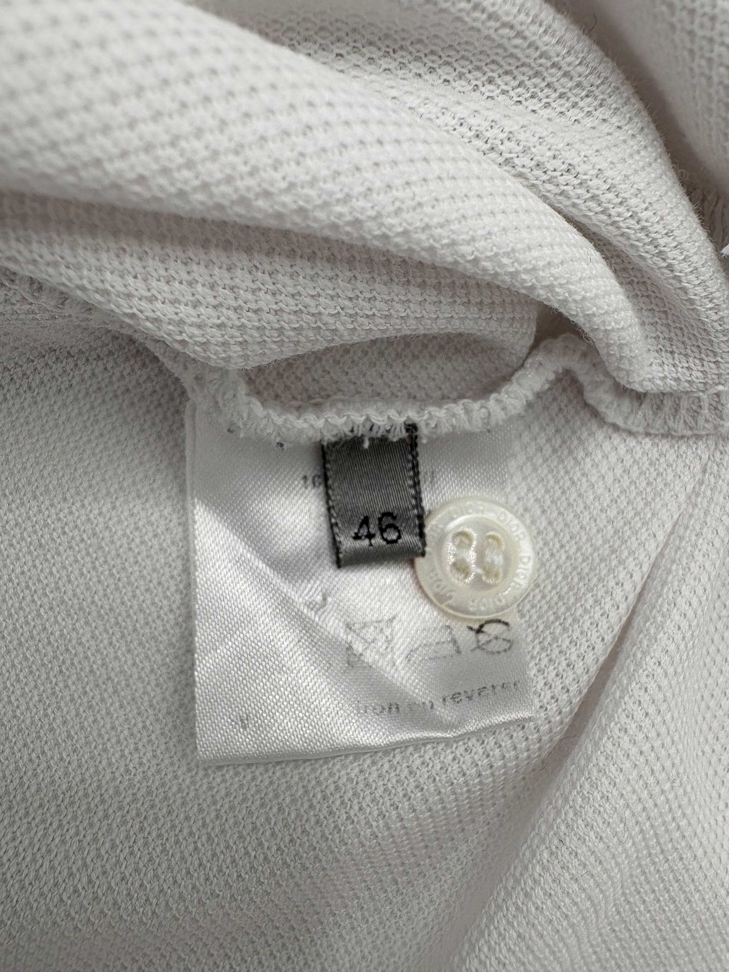 Dior Bee Long Sleeve Polo - White Dior