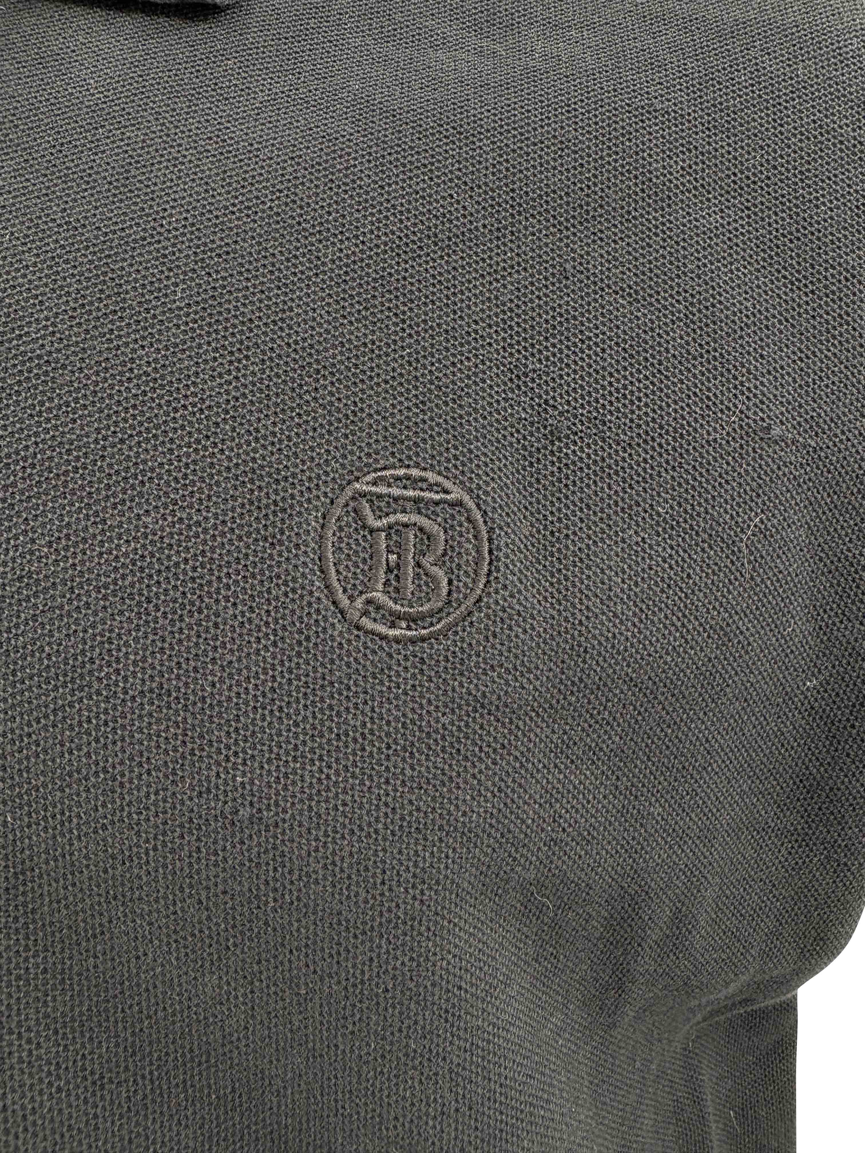 Burberry Hertford Check Polo - Black Burberry