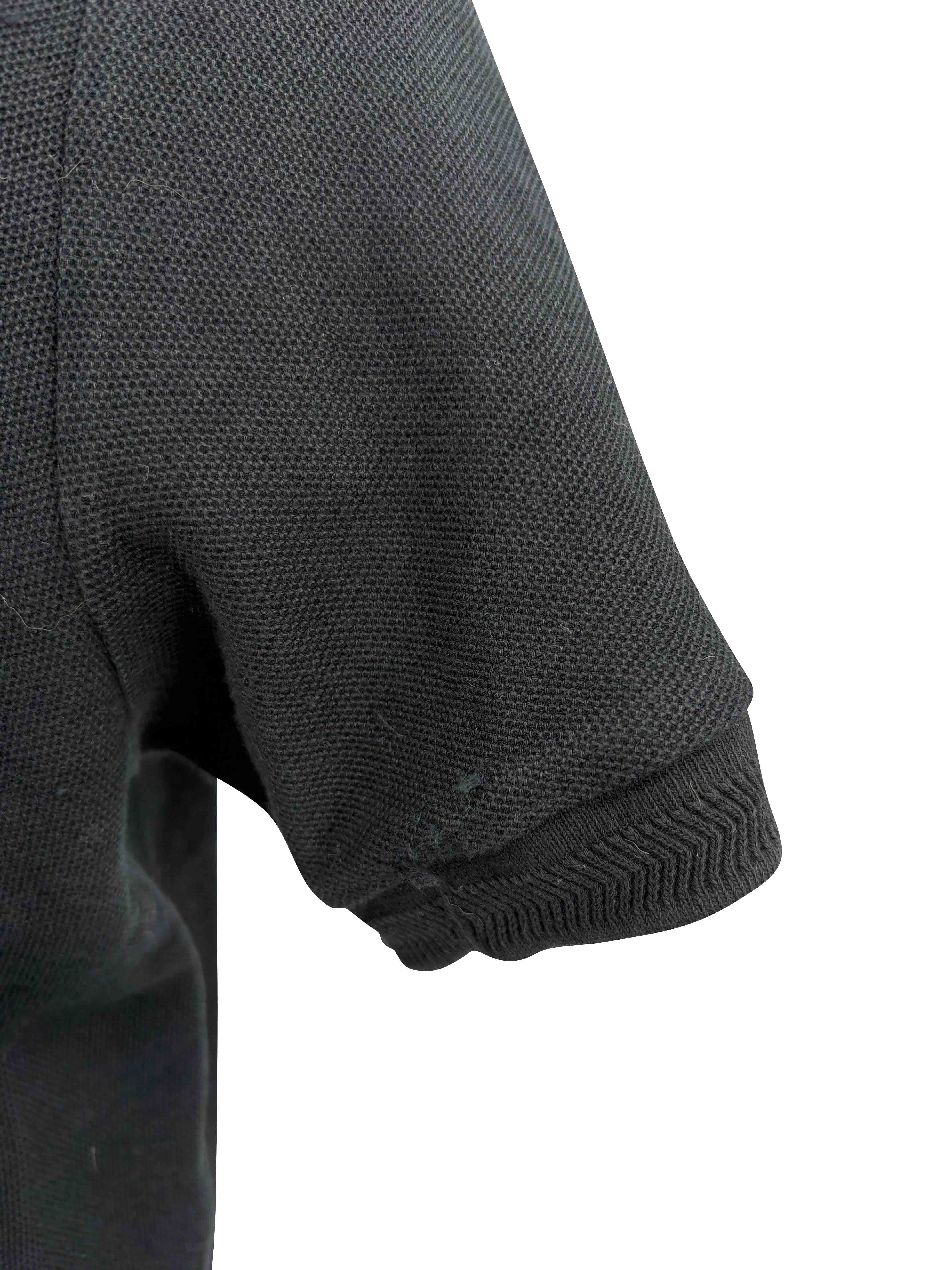 Burberry Hertford Check Polo - Black Burberry