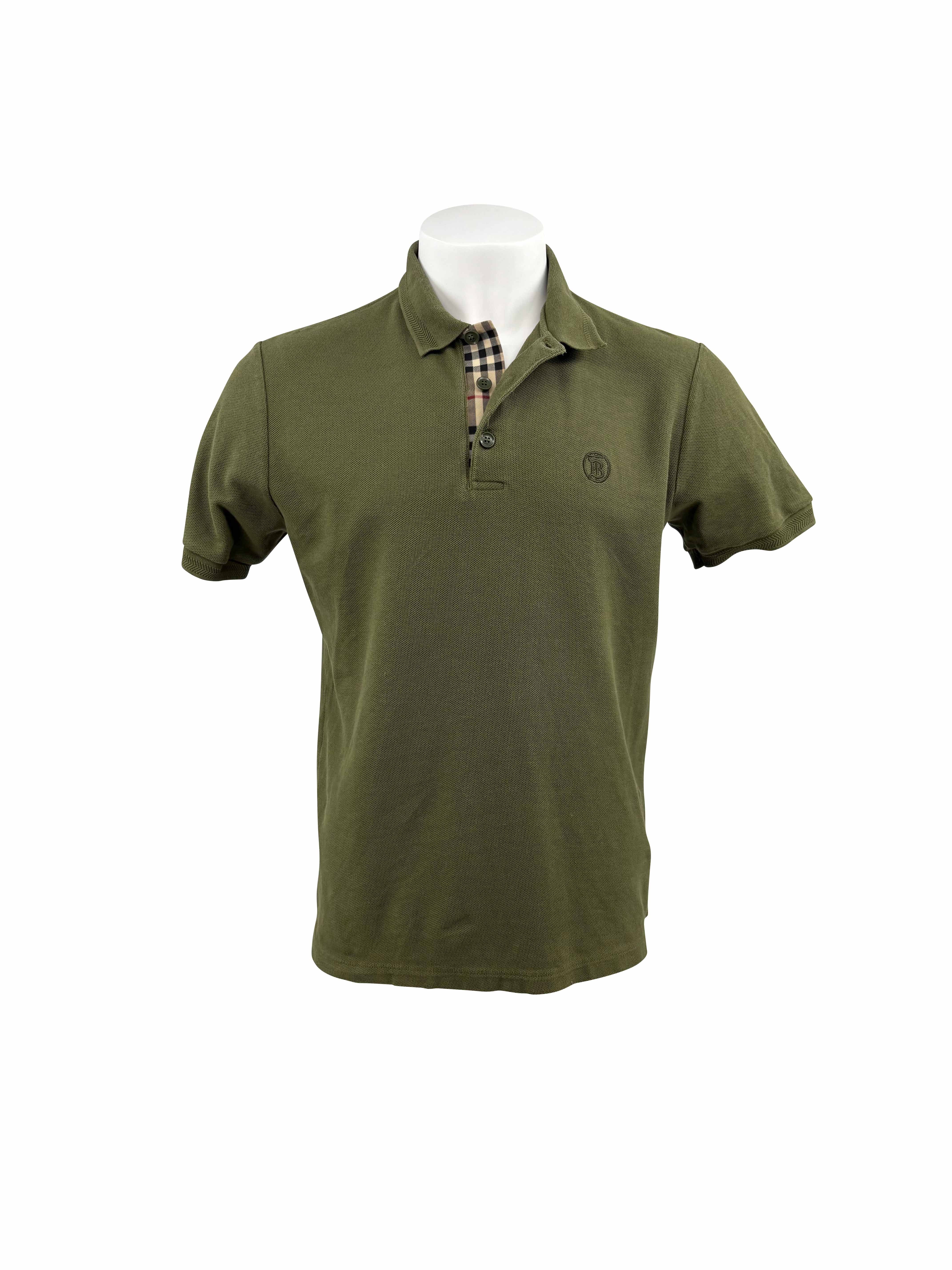 Burberry Hertford Check Polo - Khaki Burberry