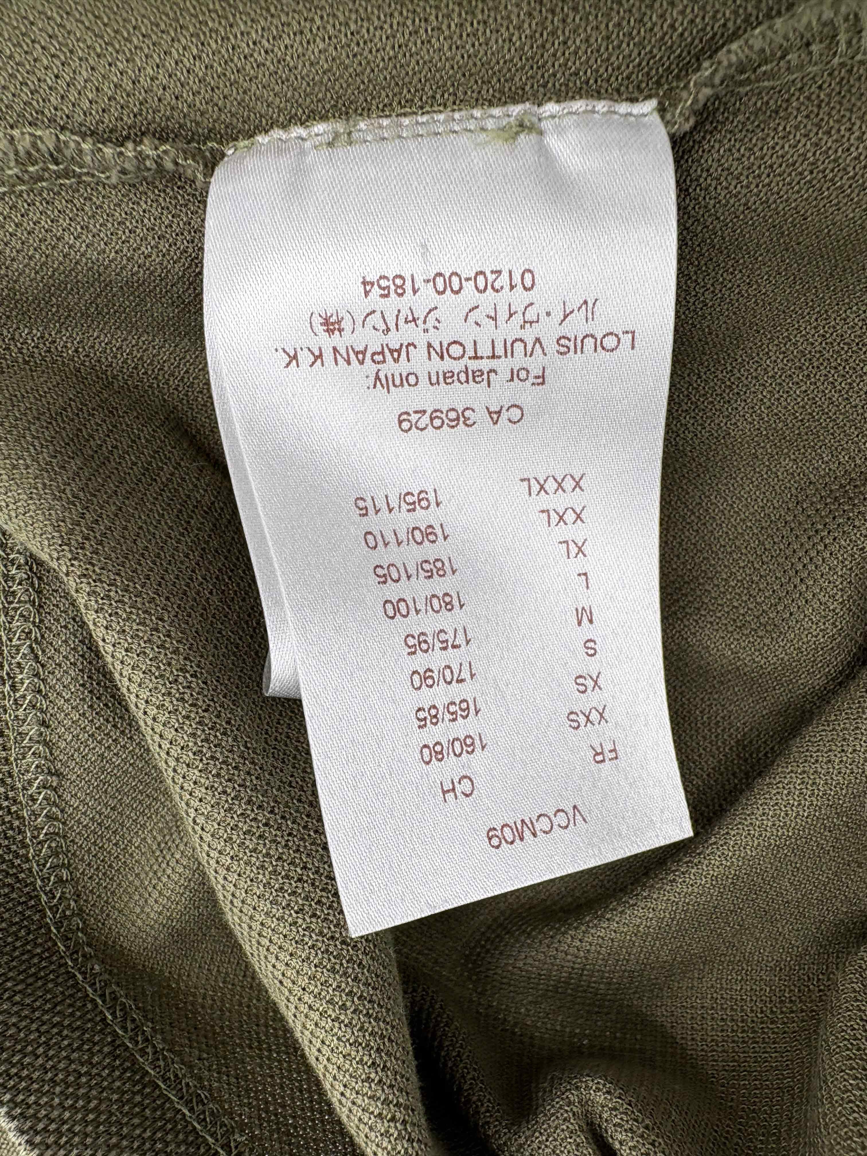 Louis Vuitton Embroidered Mini Logo Polo - Khaki Louis Vuitton