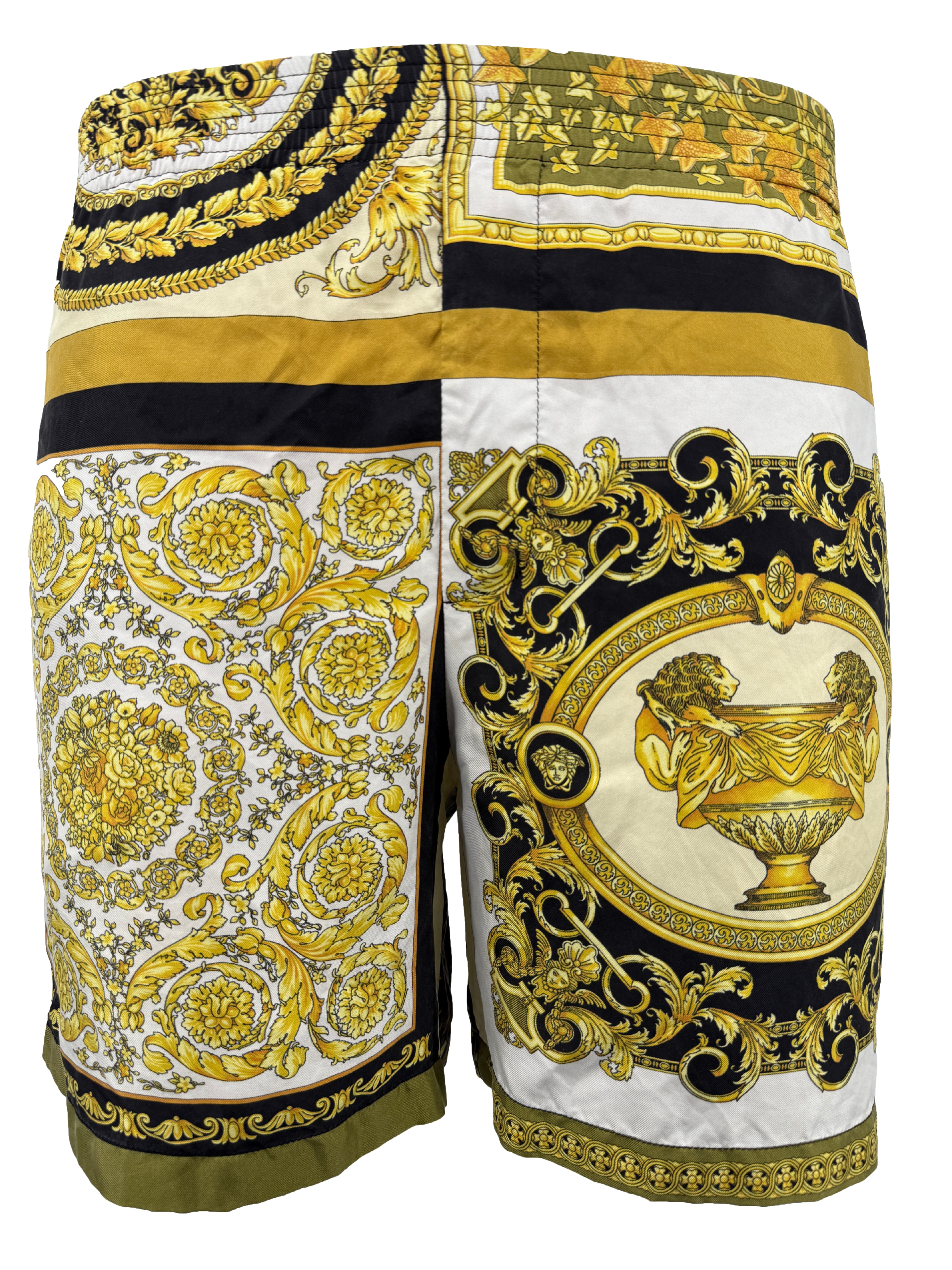 Versace Barocco Silk Shorts Versace