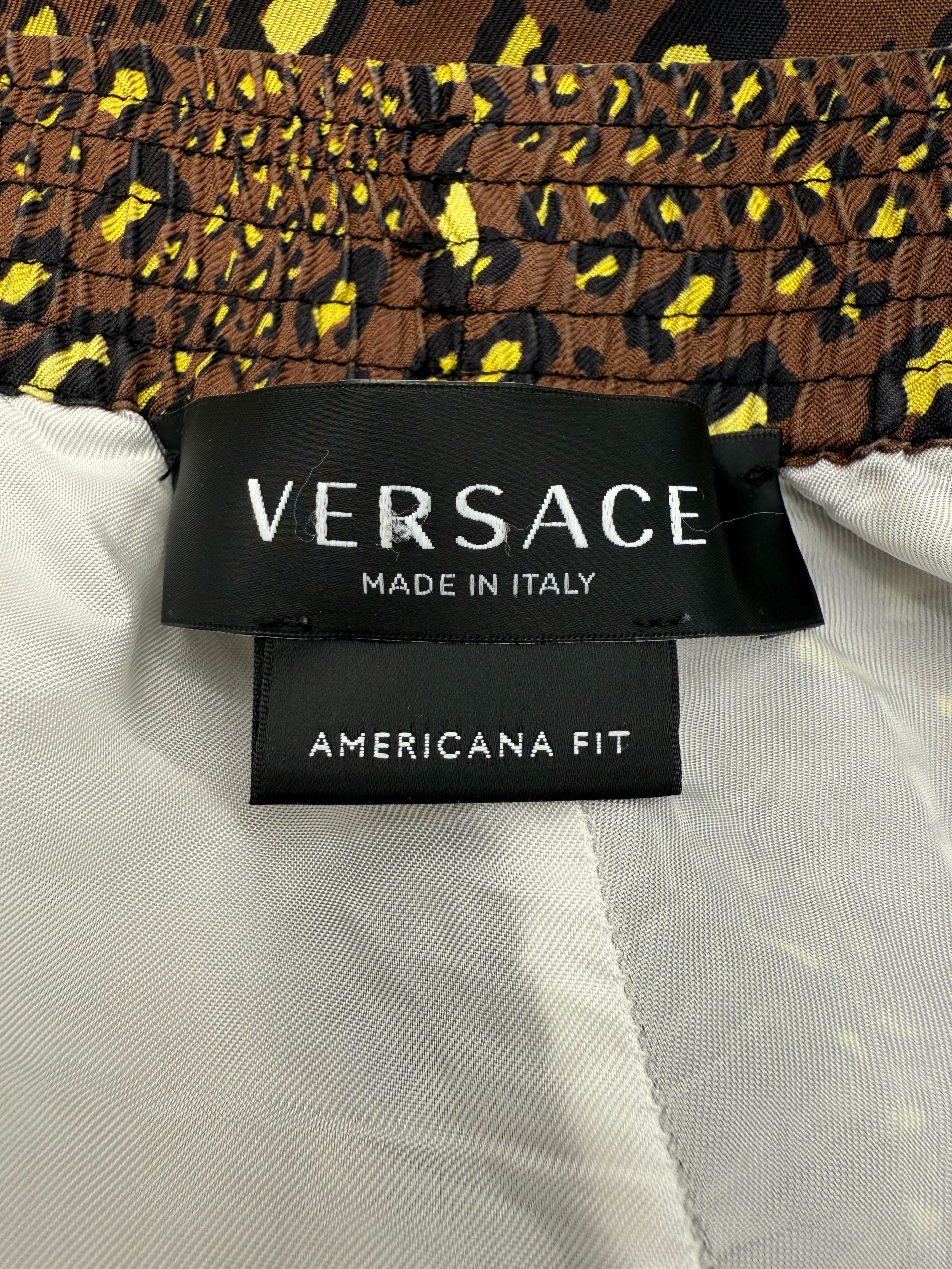 Versace Barocco Silk Shorts Versace